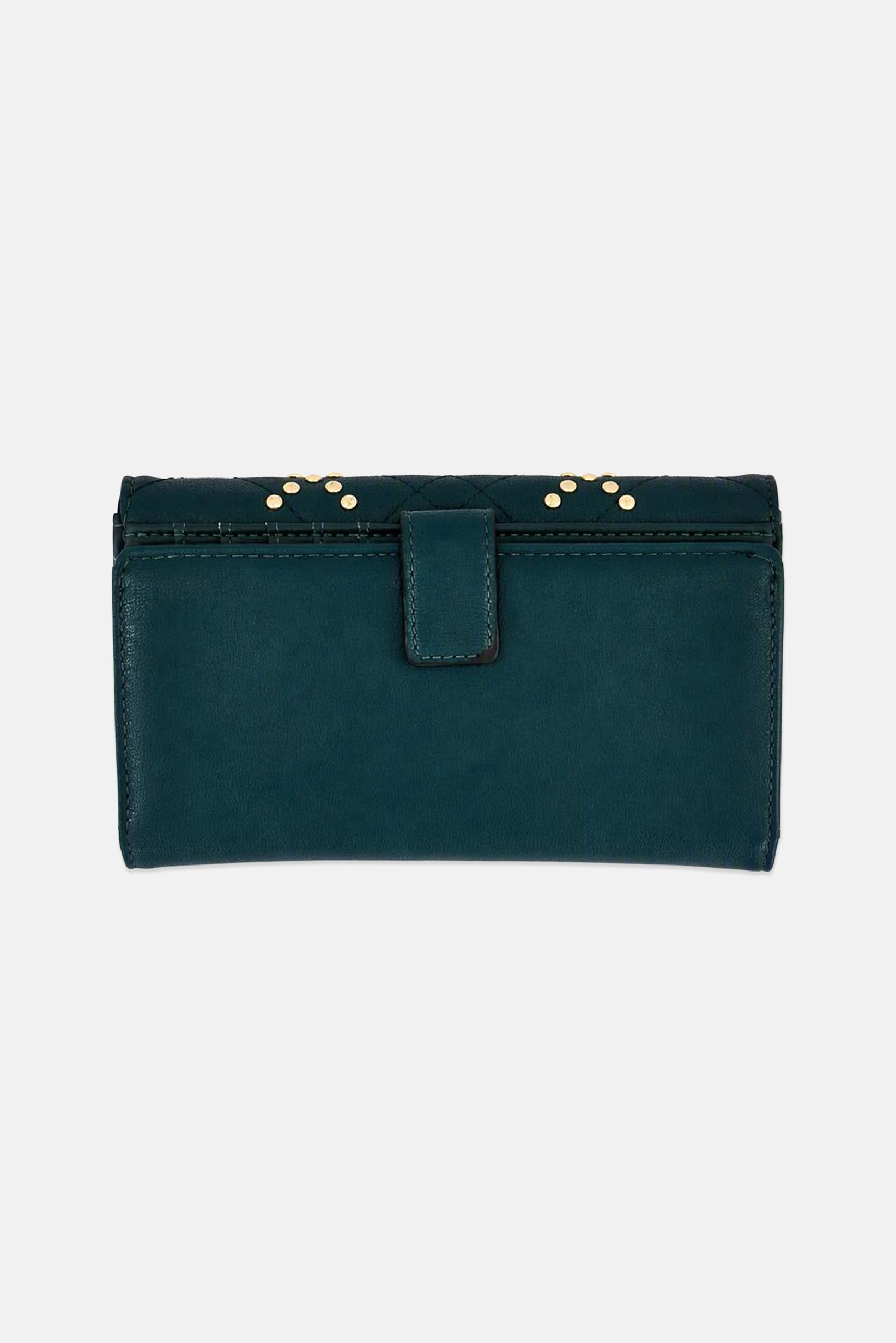 Women Brand Logo Purse, Green
