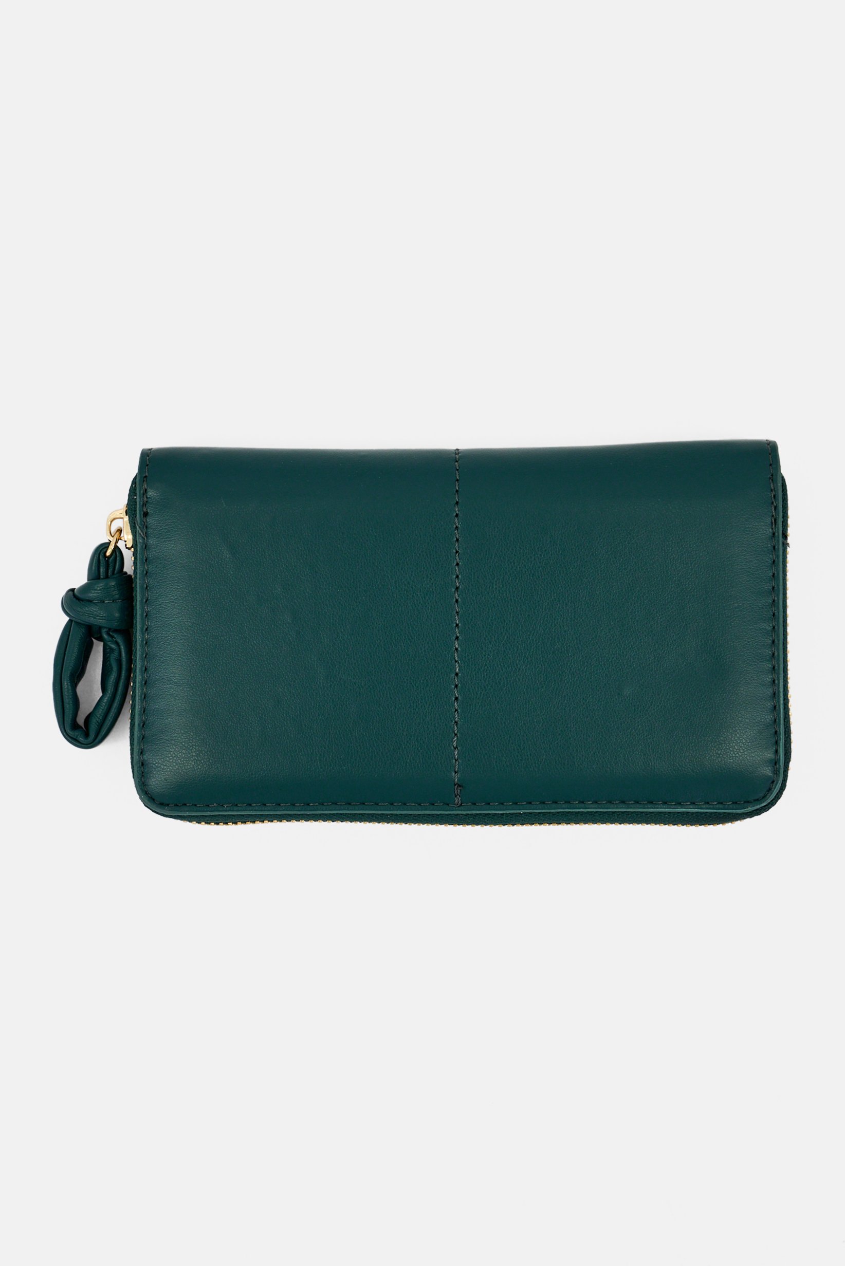 Women Brand Logo Wallet, Green