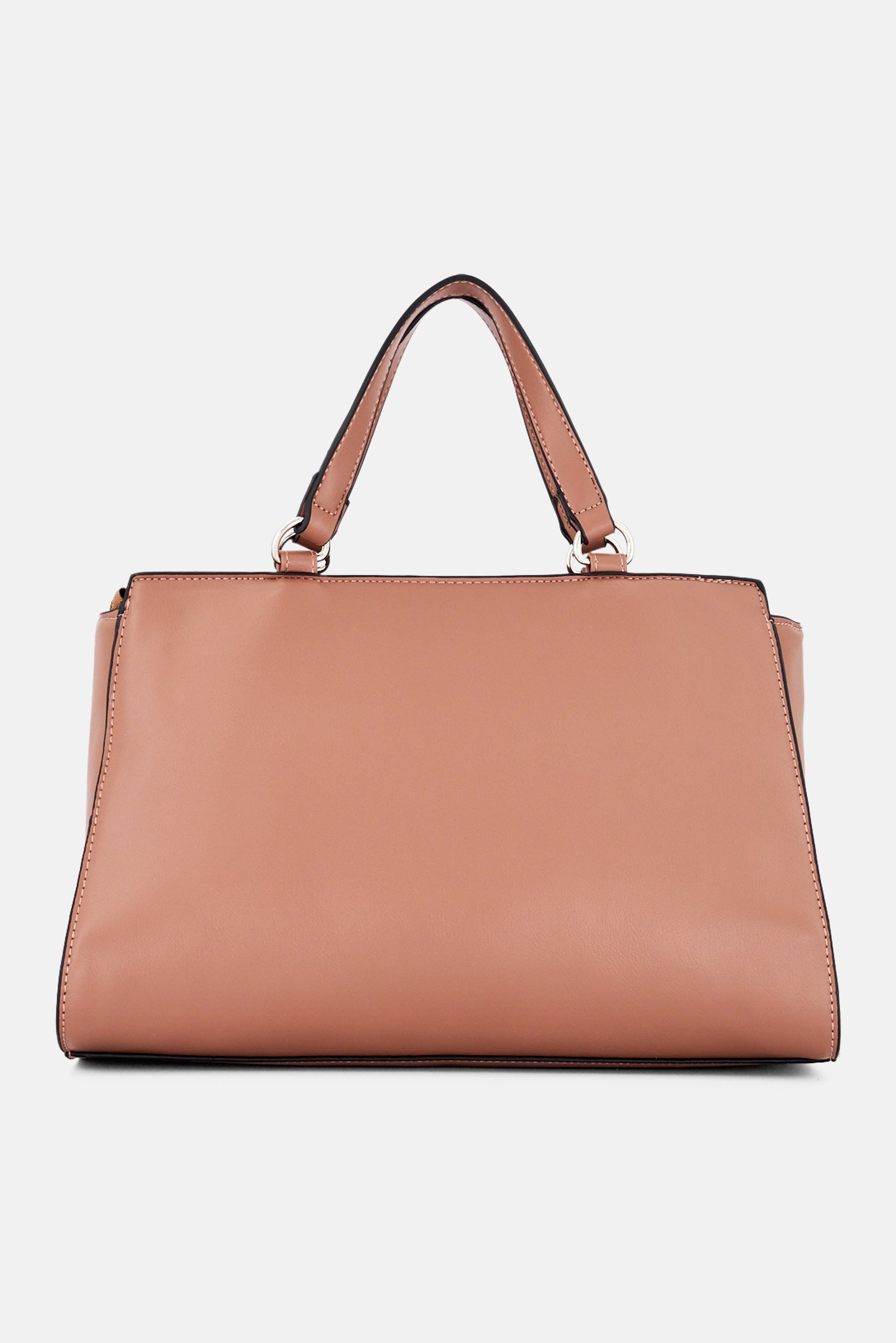 Women Brand Logo Handbag, Brown