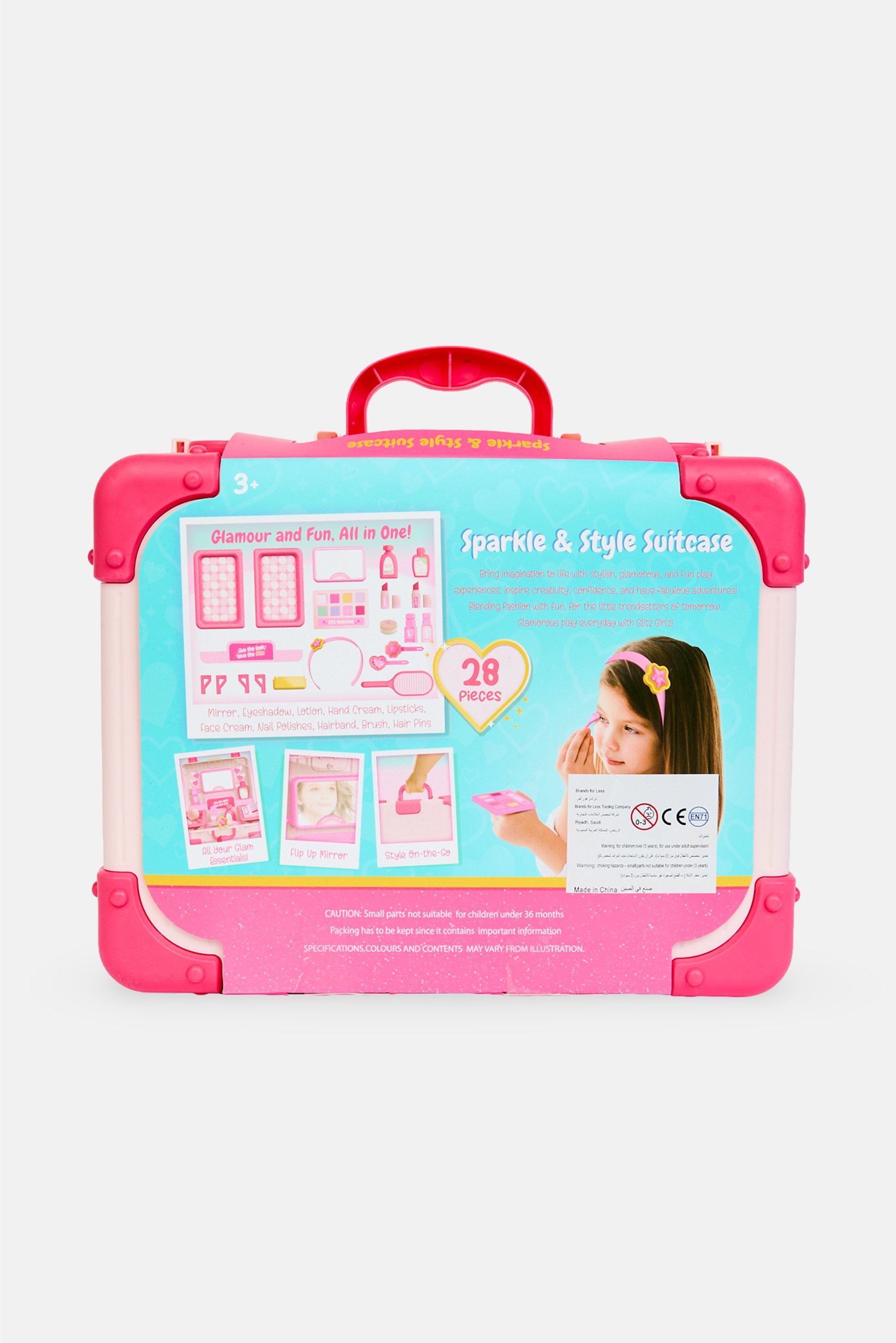 Pink Sparkle  Style Suitcase Toy