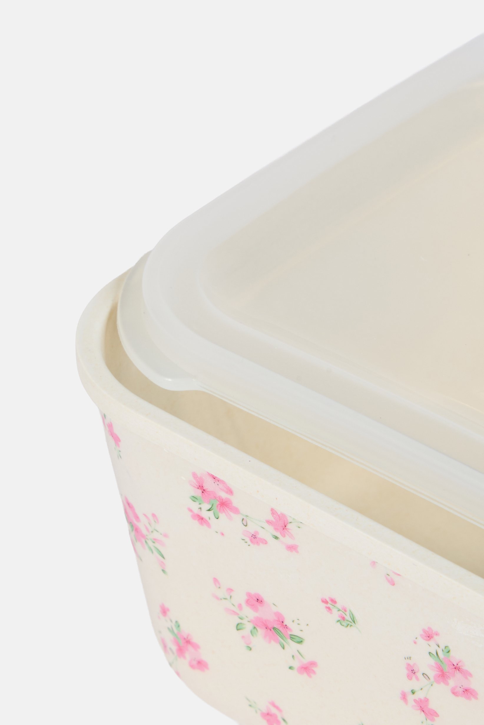 3 Pcs Food Storage Continers With Lids, Multicolor