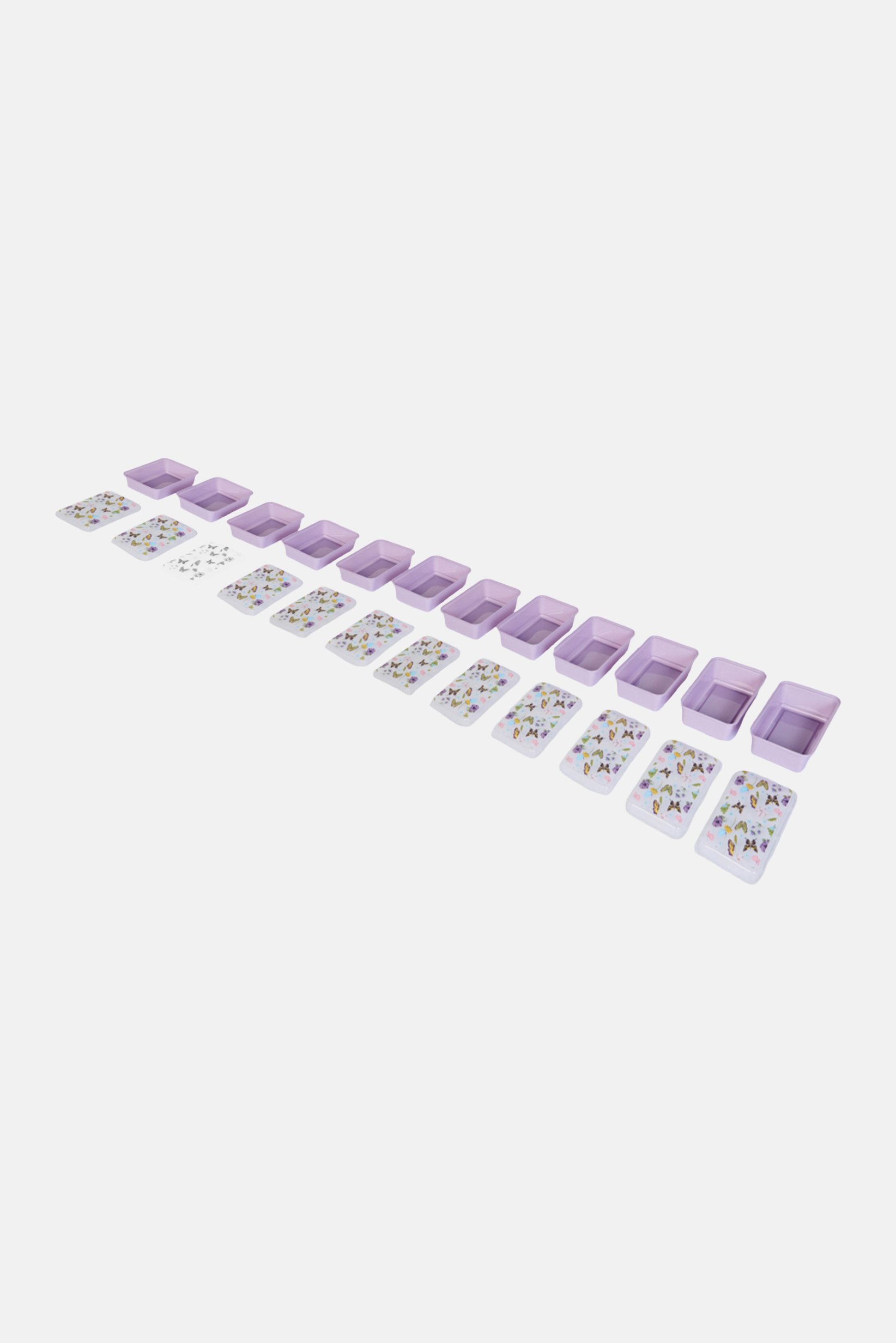 24 Pieces Meal Prep Containers With Lid, Lavender