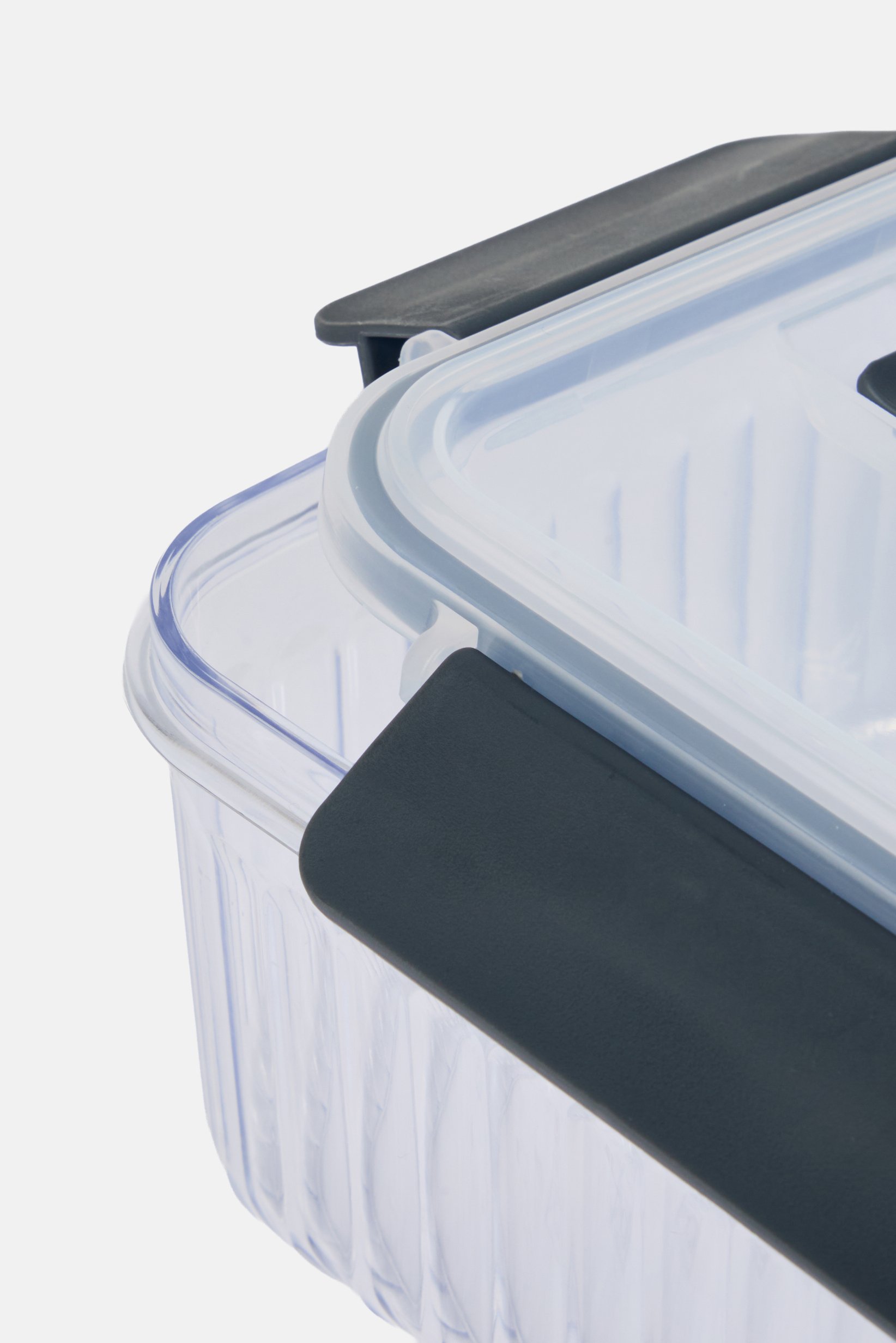 8 Piece Food Storage Containers Set, Transparent