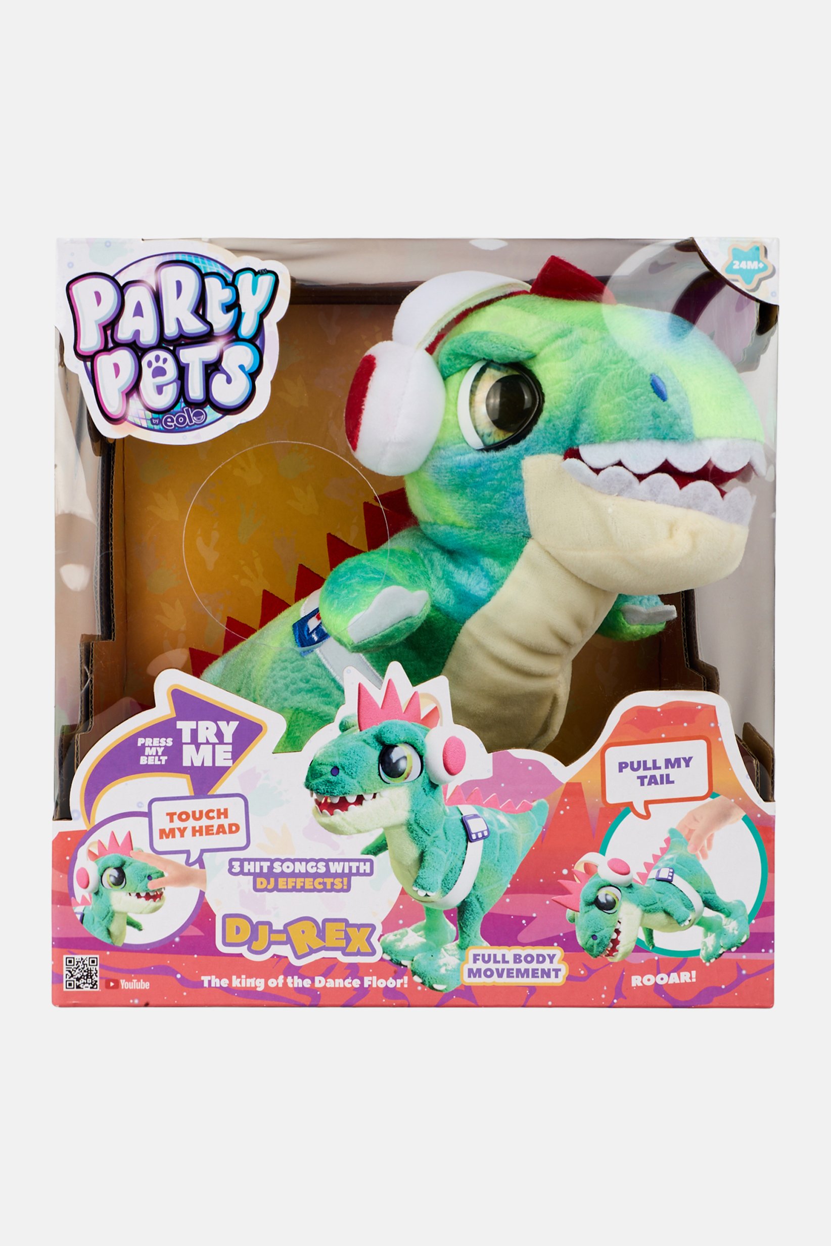 Party Pets Dino Soft Plush