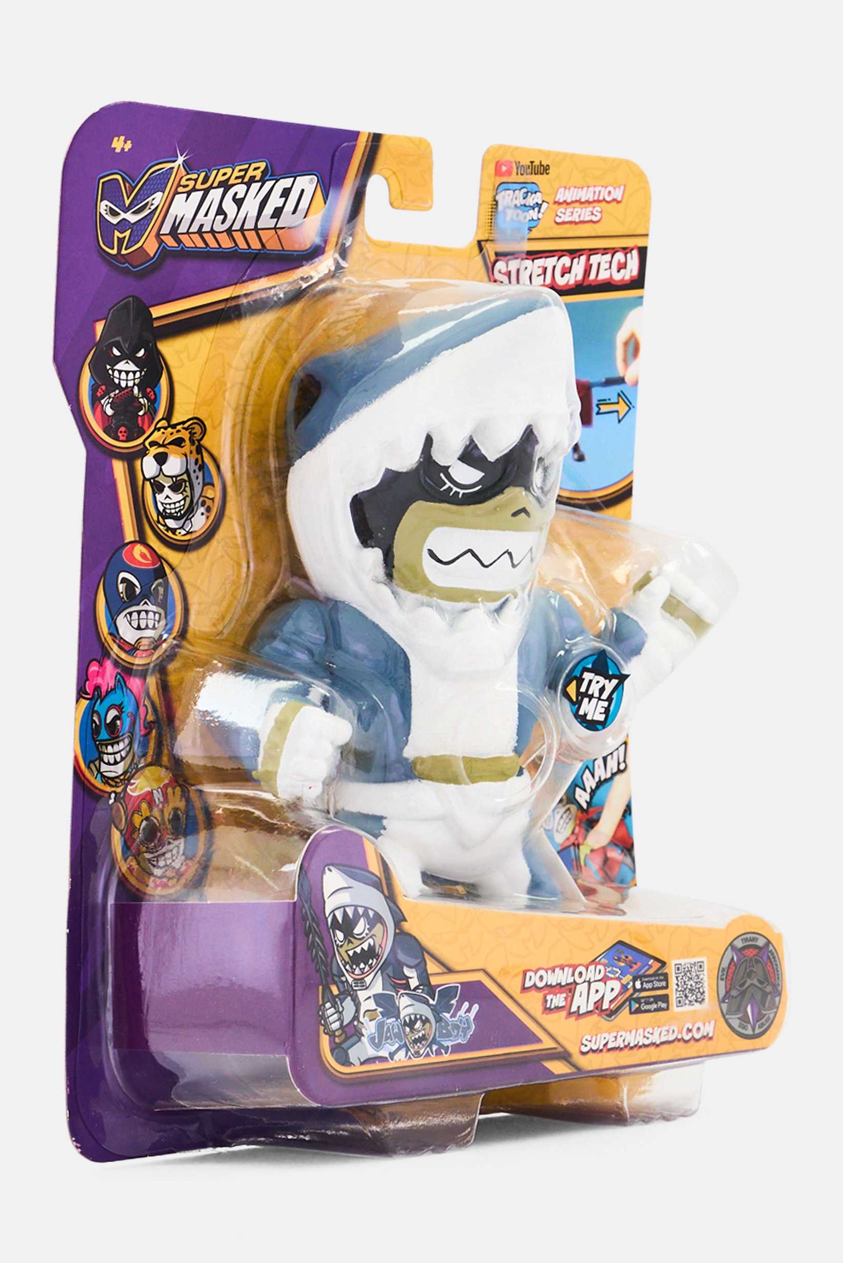 Super Masked Stretch Tech Figure Jaw Boy