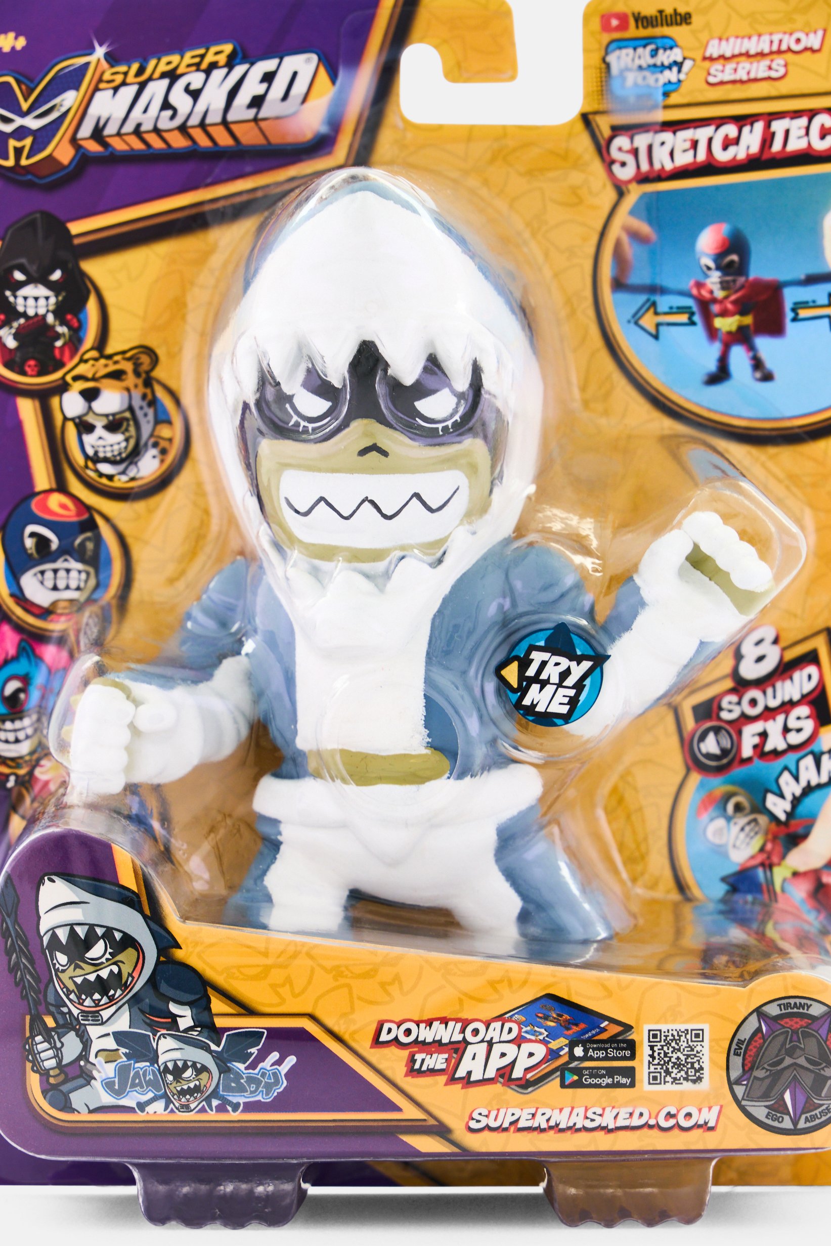 Super Masked Stretch Tech Figure Jaw Boy