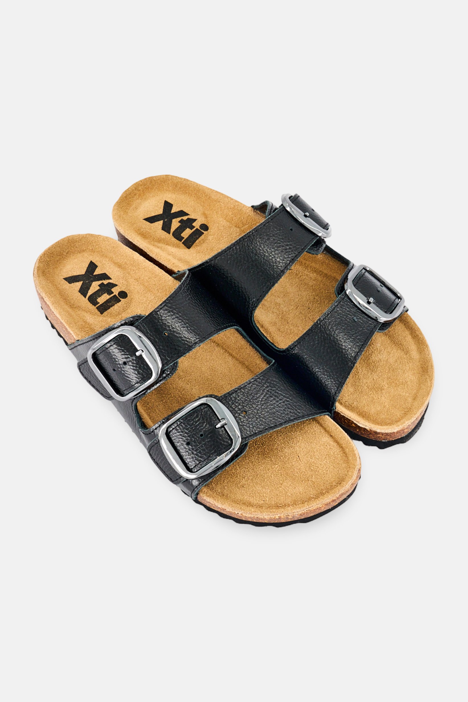 Women Slip On Sandals, Black