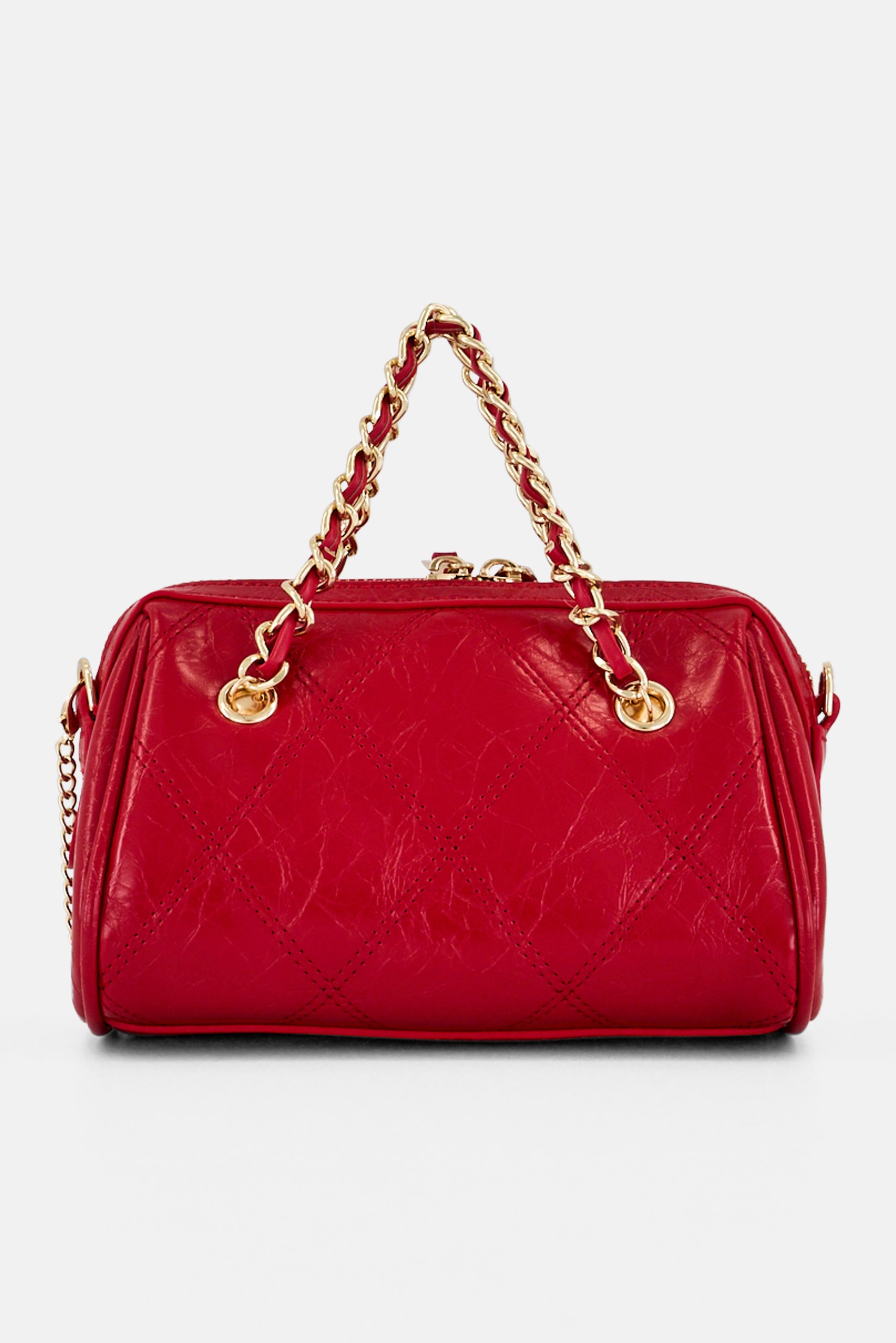 Women Brand Logo Cross Body Bag, Red