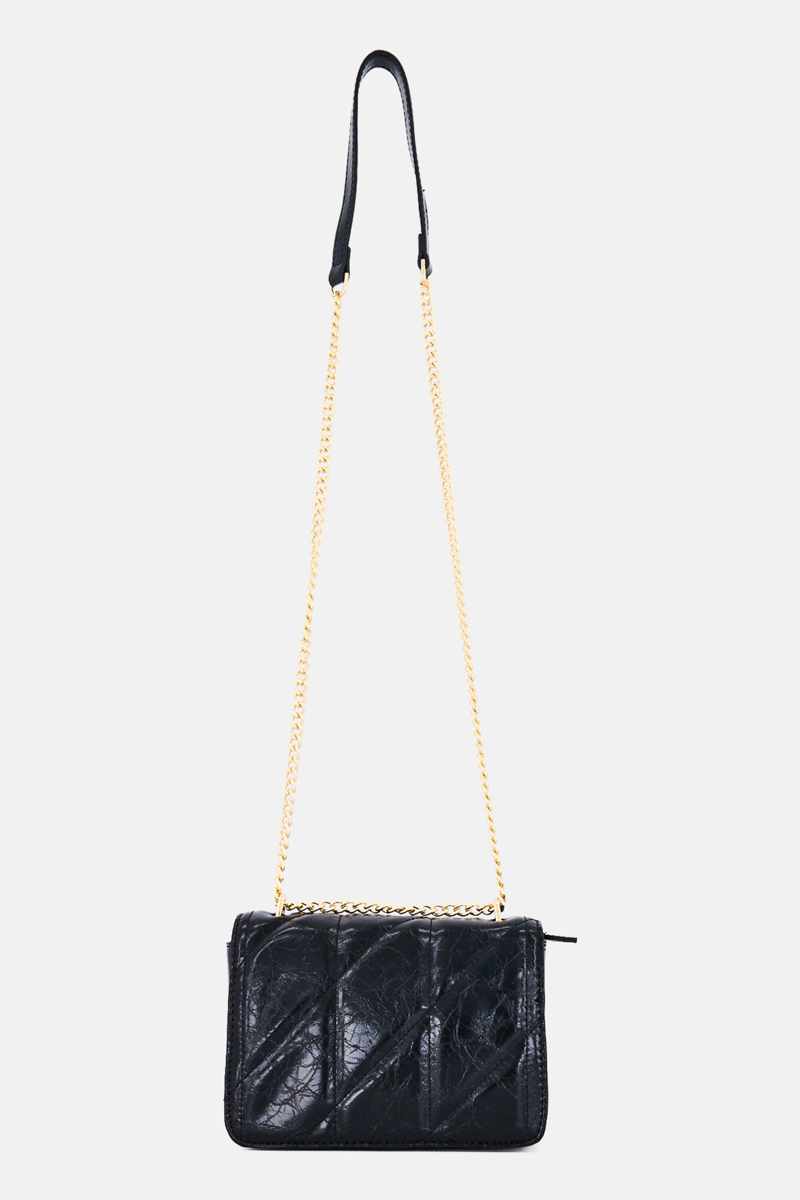 Women Brand Logo Cross Body Bag, Black