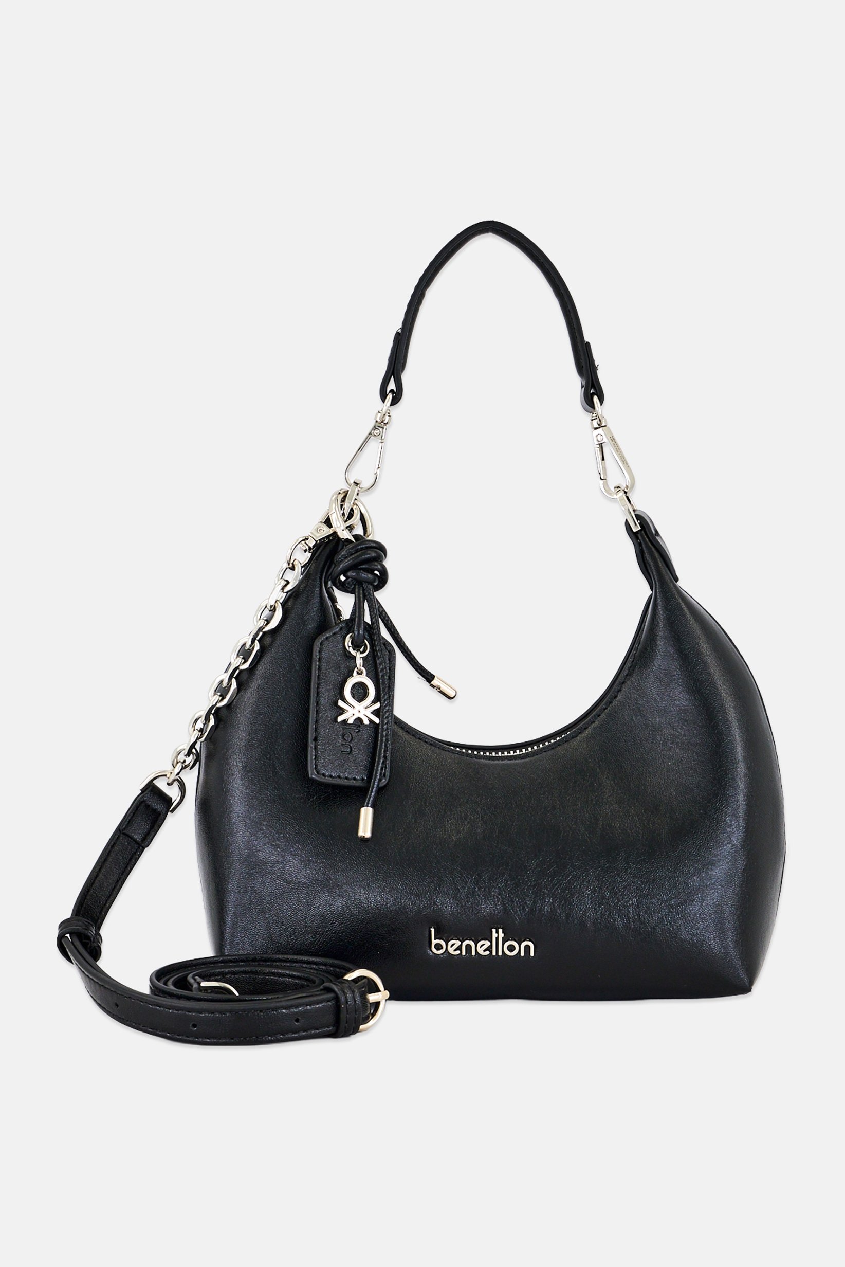 Women Brand Logo Cross Body Bag, Black