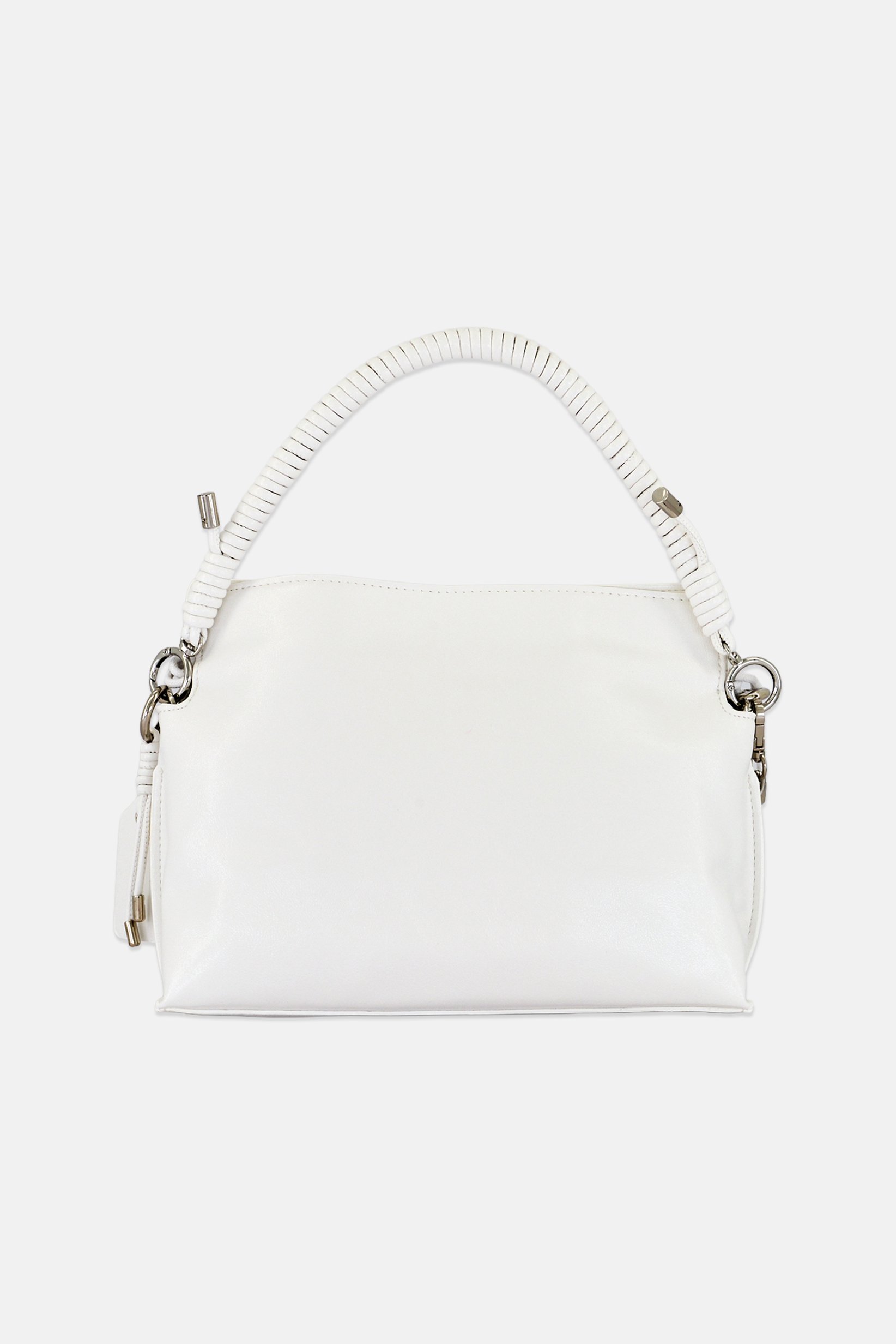 Women Brand Logo Cross Body Bag, White
