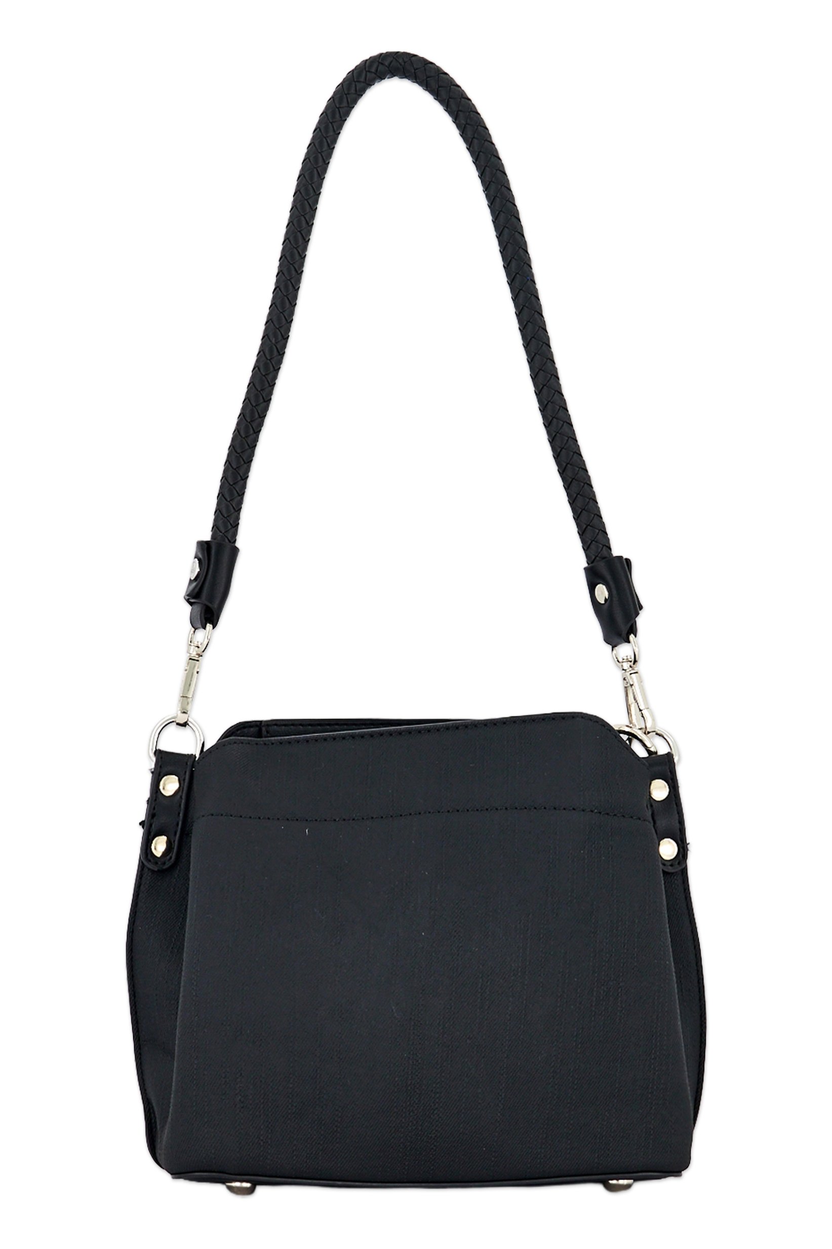 Women Brand Logo Cross Body Bag, Black