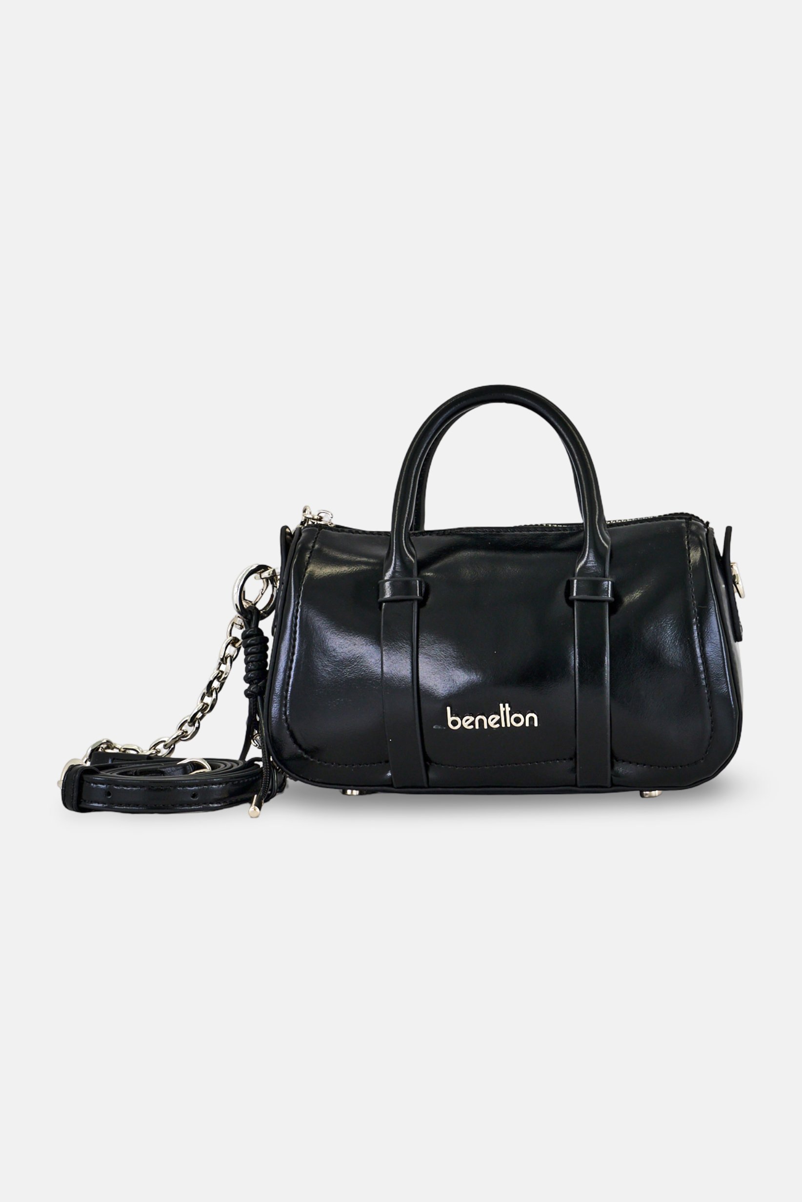 Women Brand Logo Cross Body Bag, Black