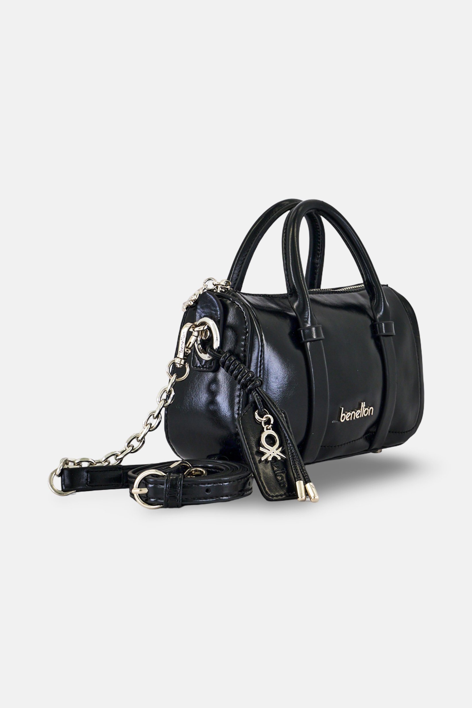 Women Brand Logo Cross Body Bag, Black