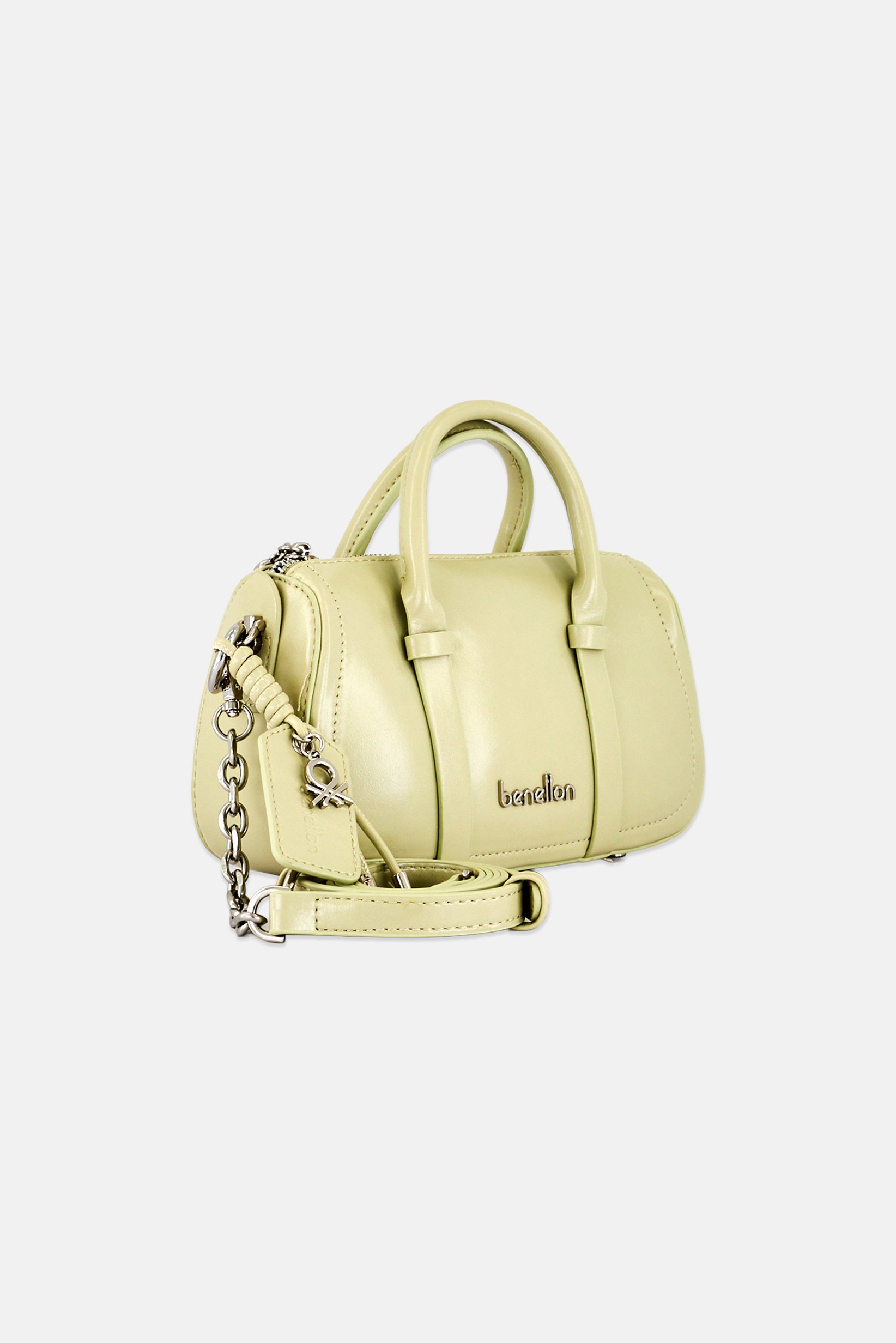 Women Brand Logo Cross Body Bag, Light Green