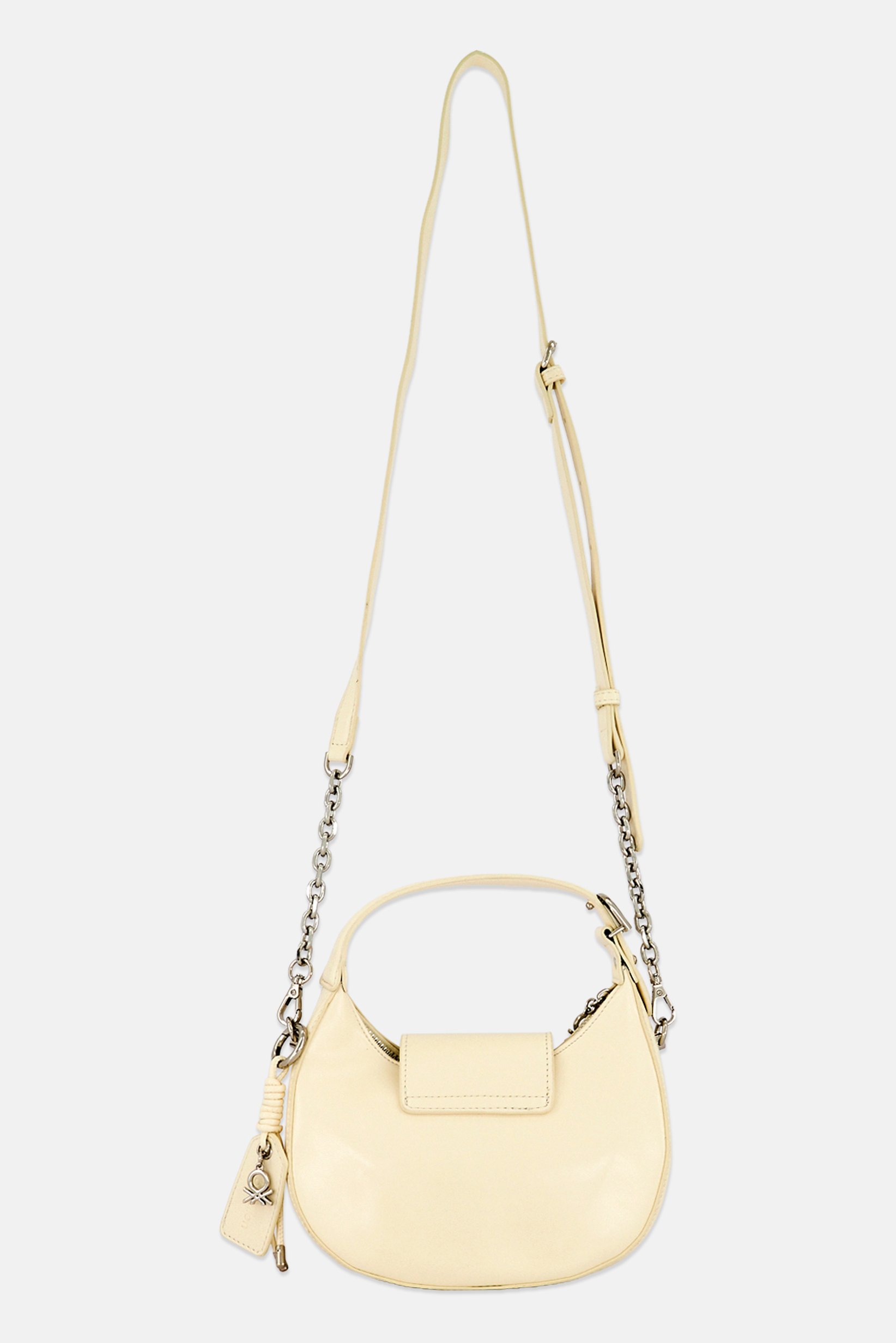 Women Brand Logo Cross Body Bag, Beige