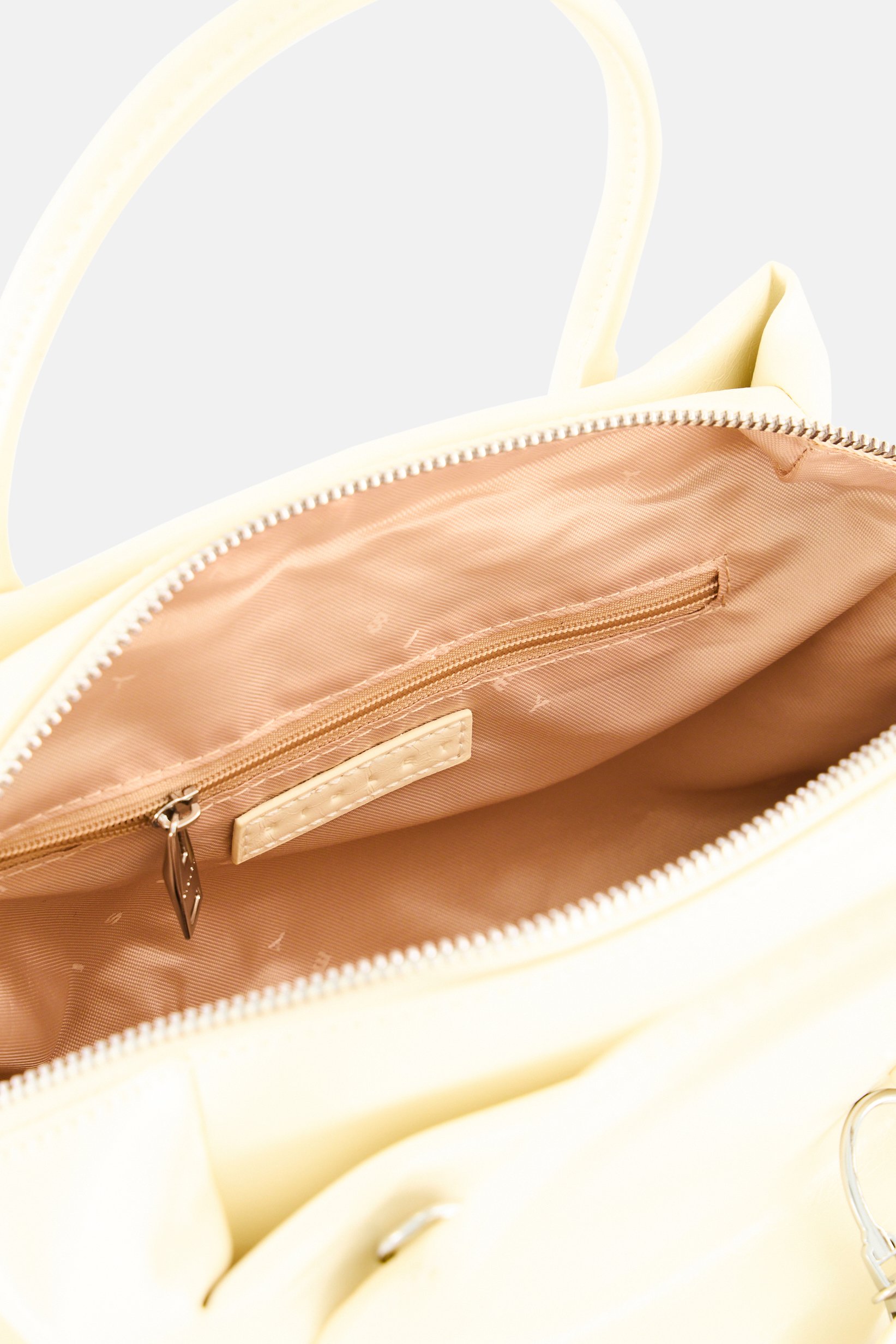 Women Brand Logo Cross Bady Bag, Cream