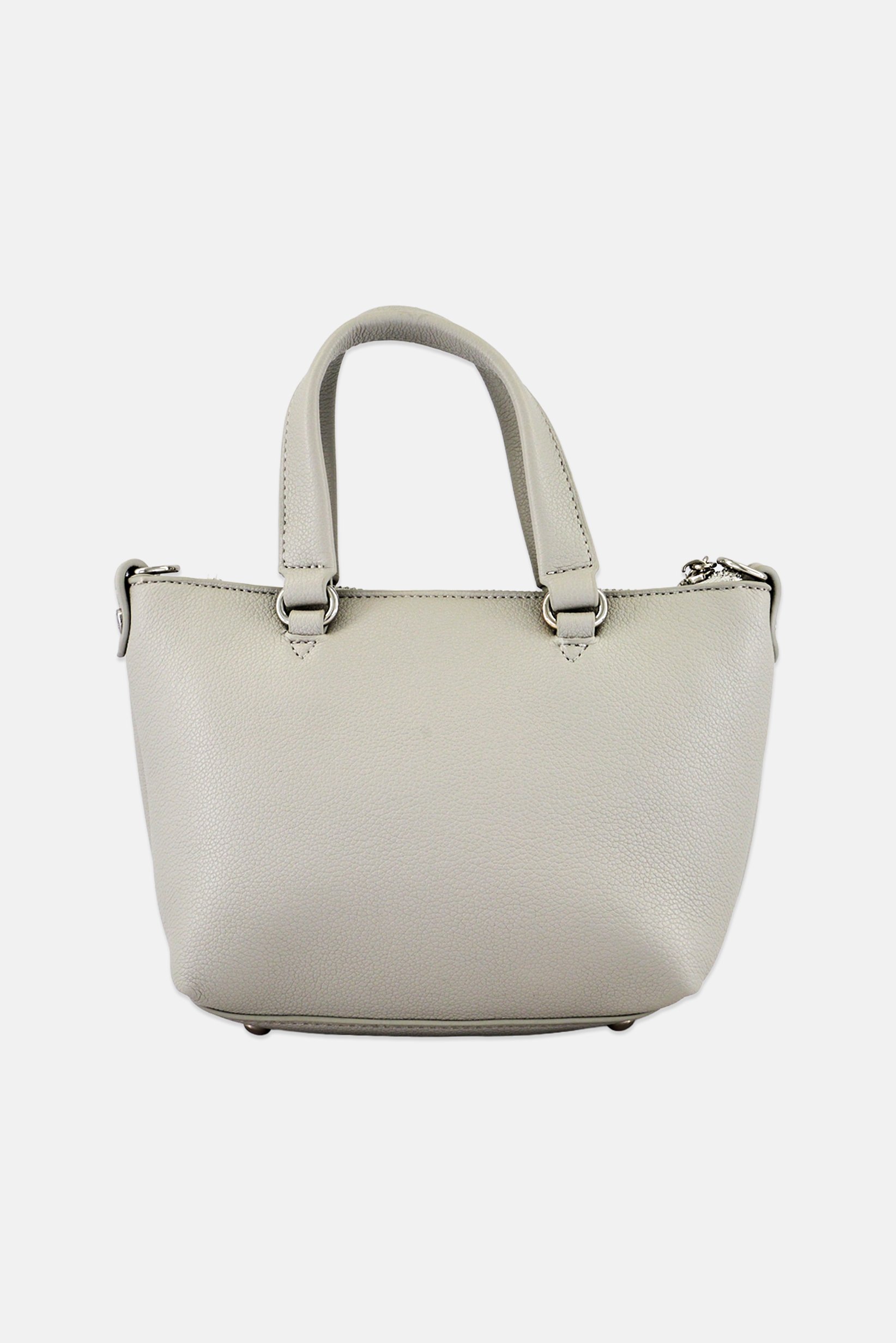 Women Brand Logo Handbag, Grey