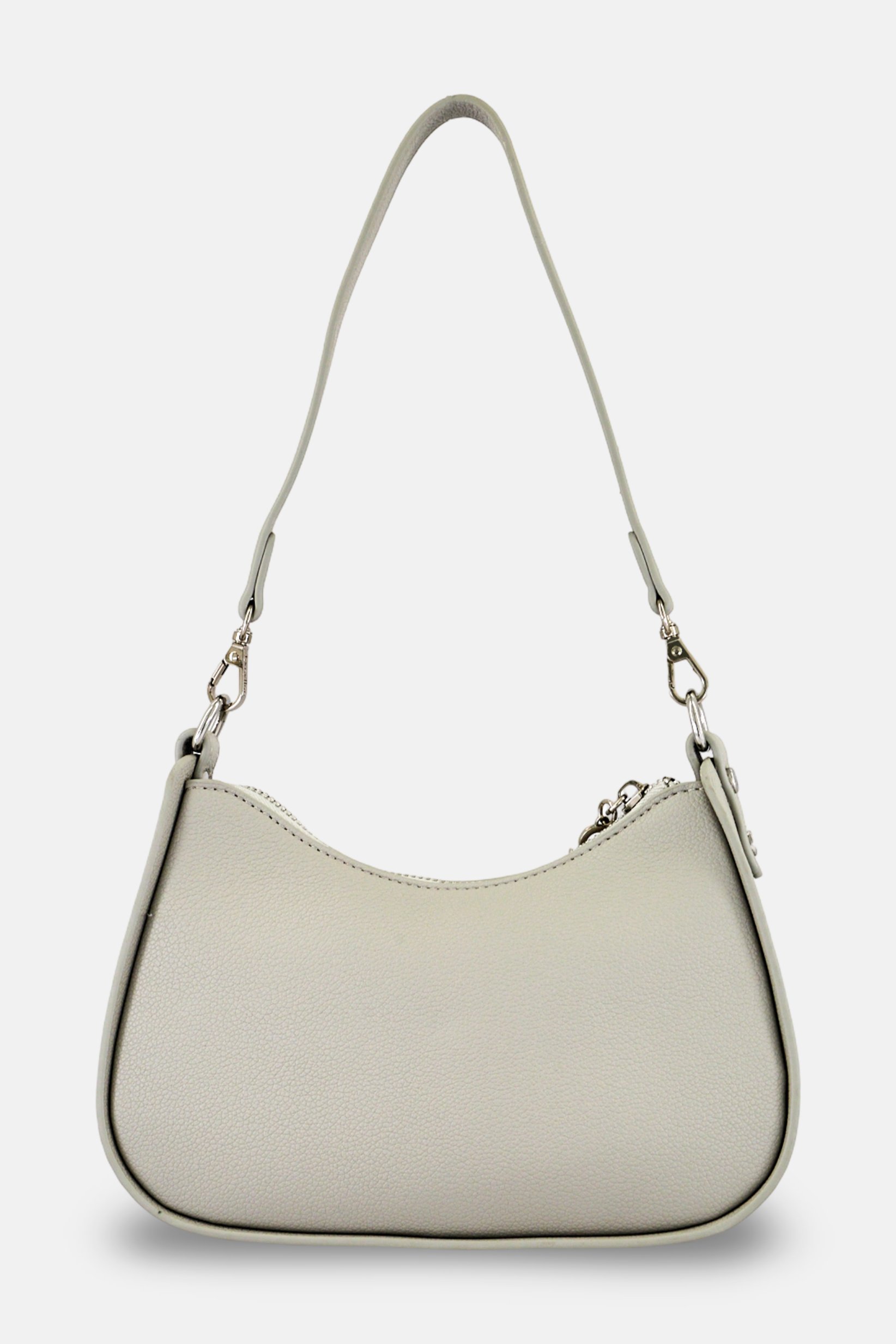 Women Brand Logo Cross Body Bag, Light Grey