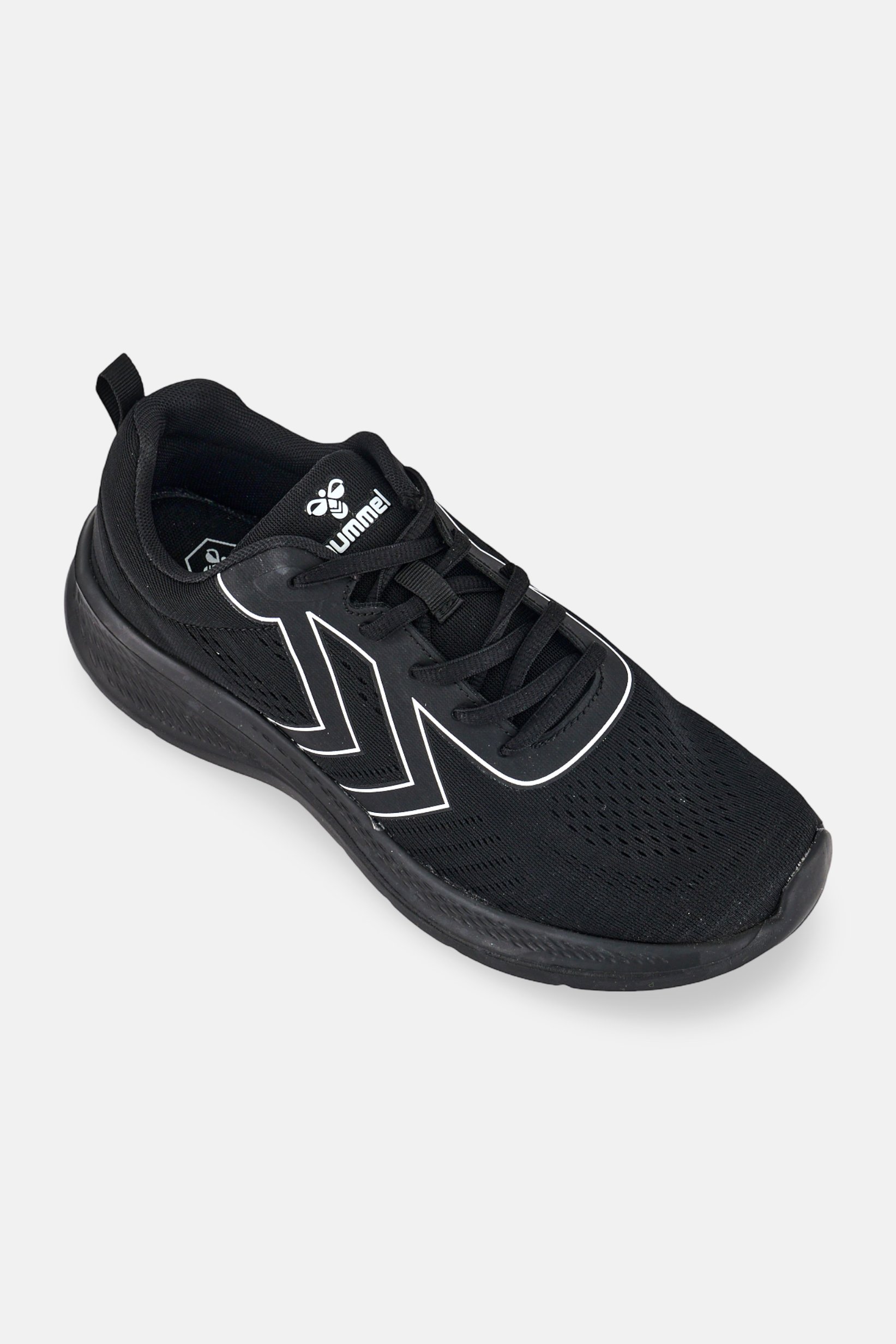 Men Frouyd Lace Up Running Shoes, Black