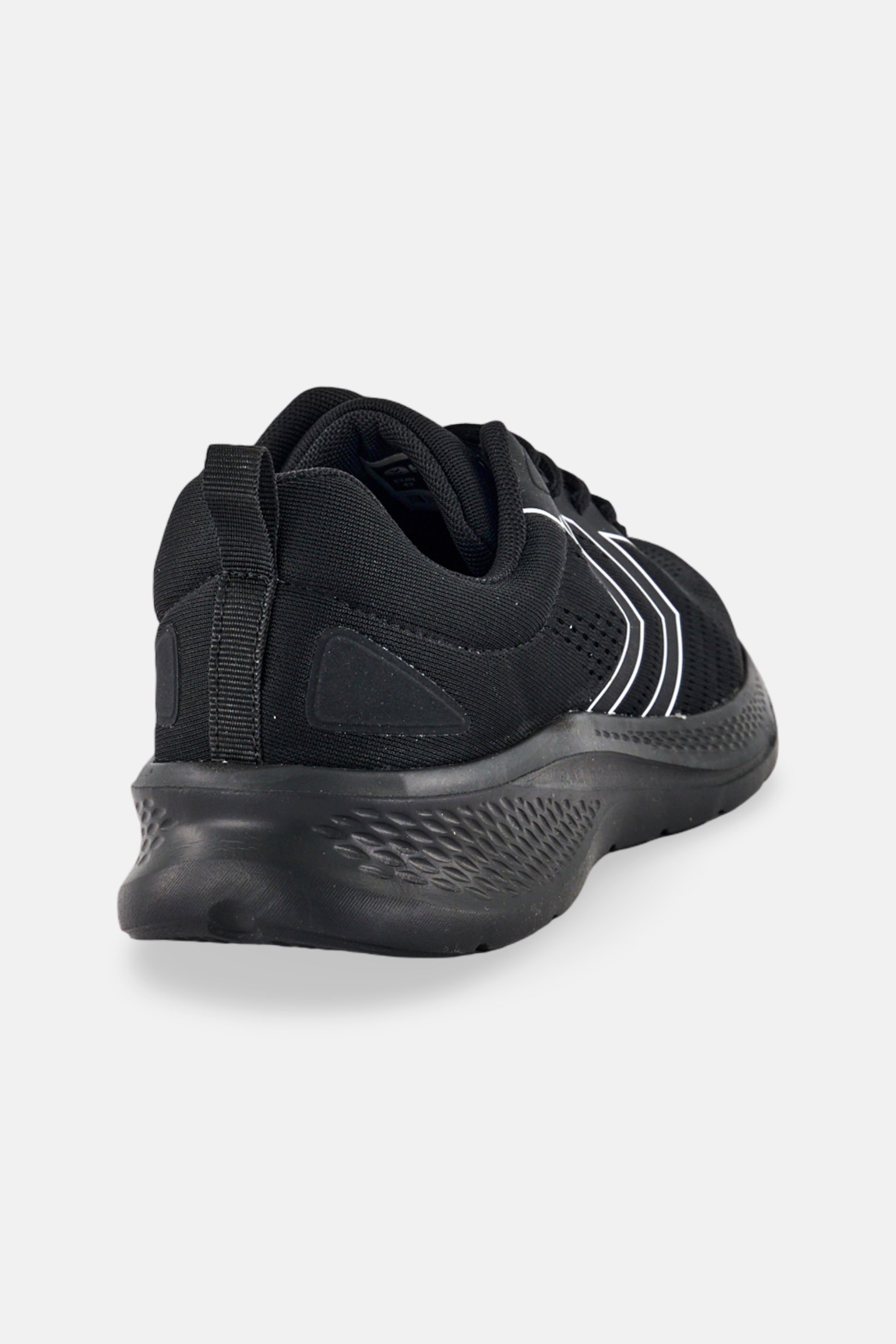 Men Frouyd Lace Up Running Shoes, Black