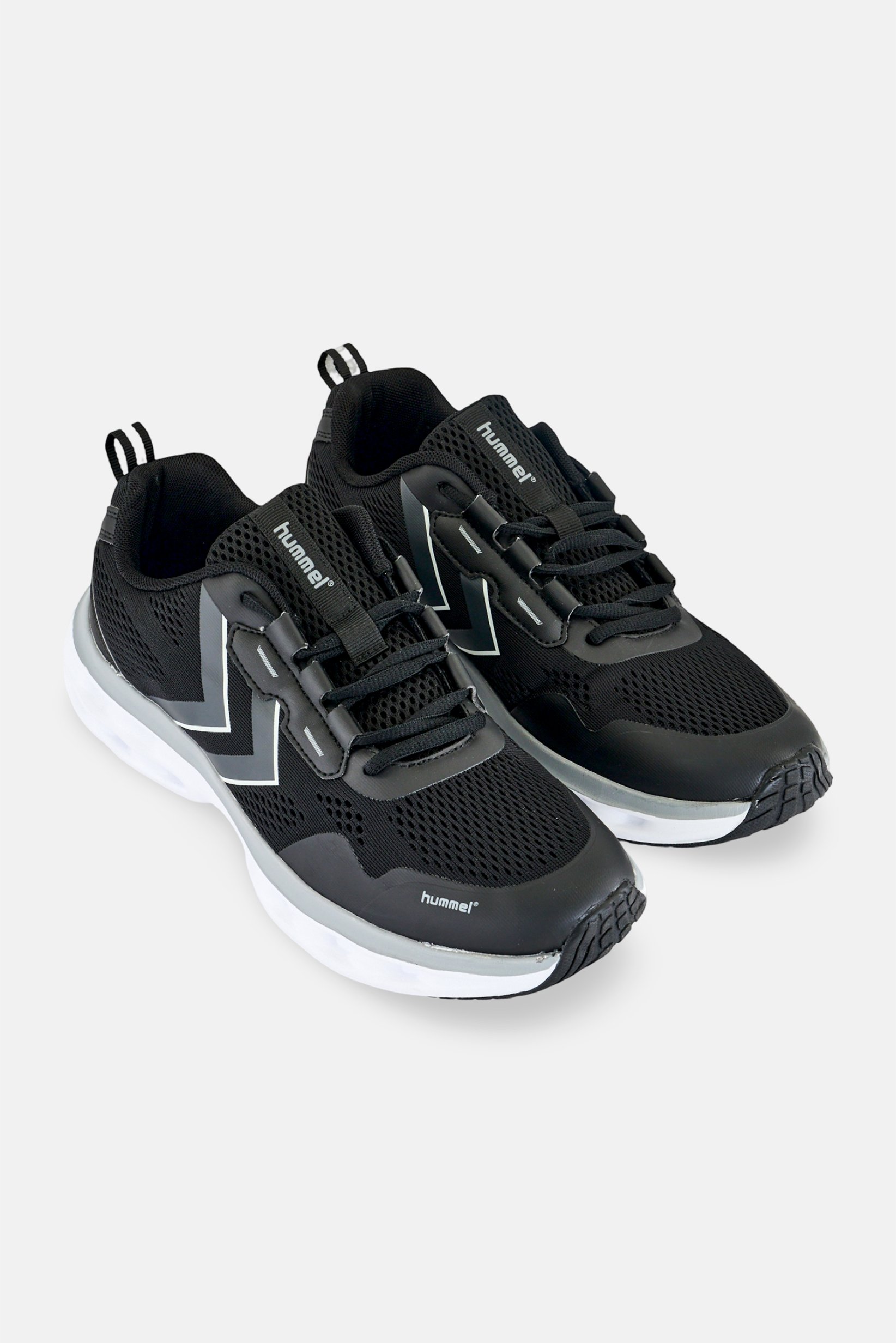 Men Bright Lace Up Outdoor Shoes, Black