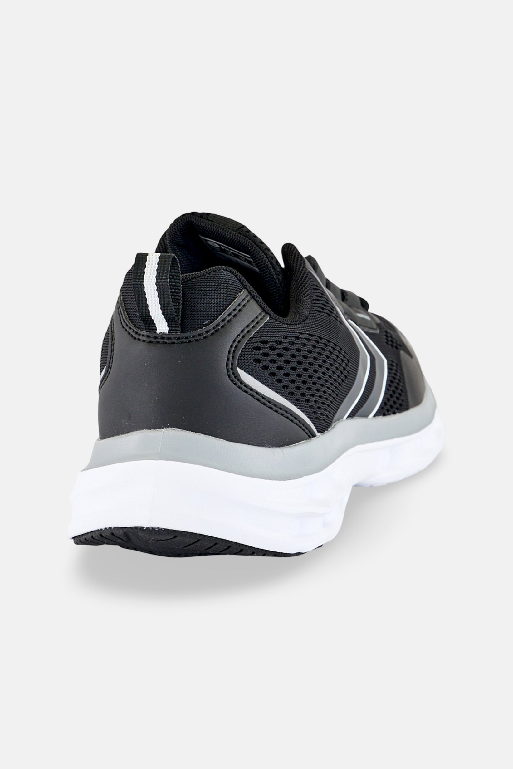 Men Bright Lace Up Outdoor Shoes, Black