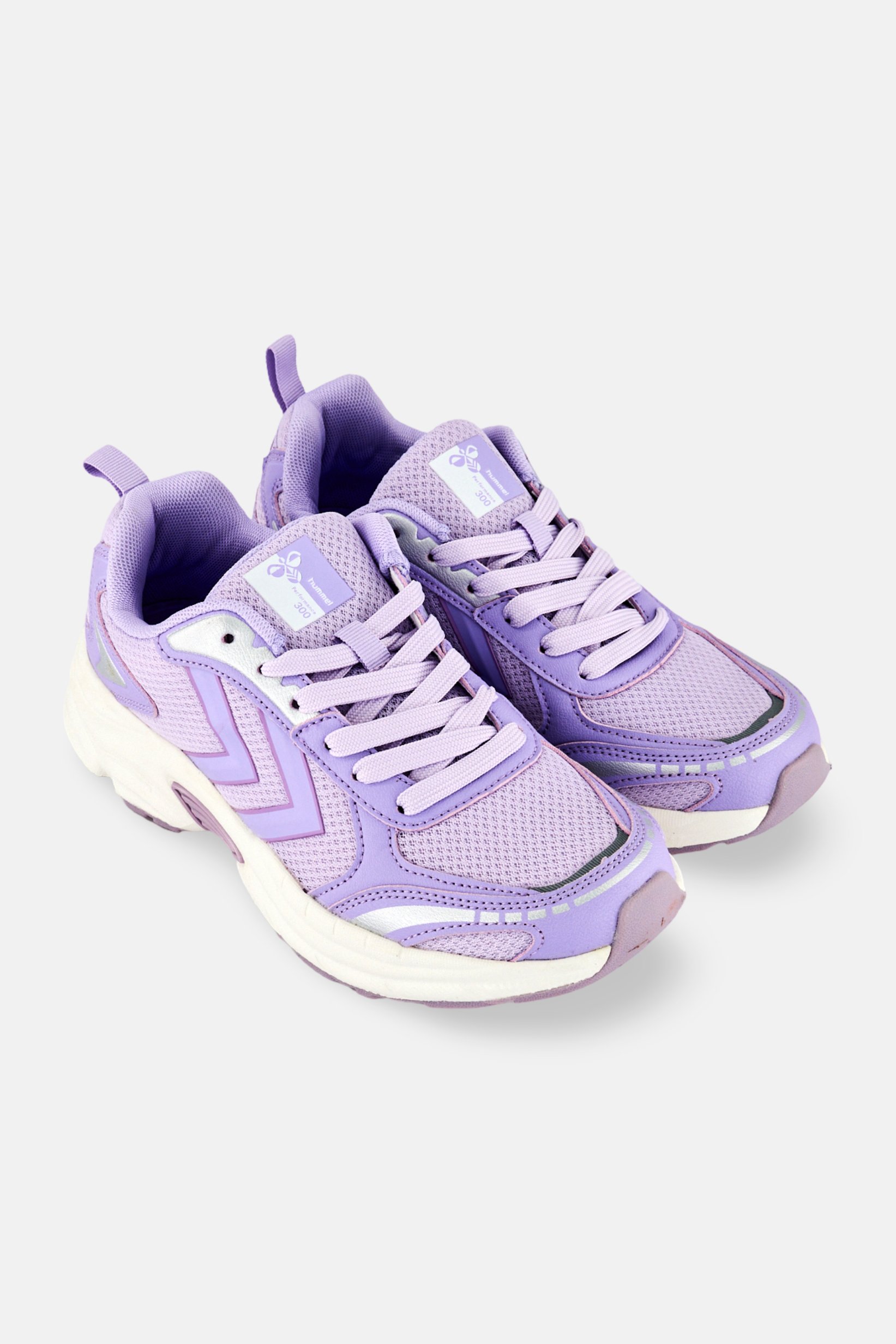 Kids Boy HML Performance 300 Lace Up Running Shoes, Lilac