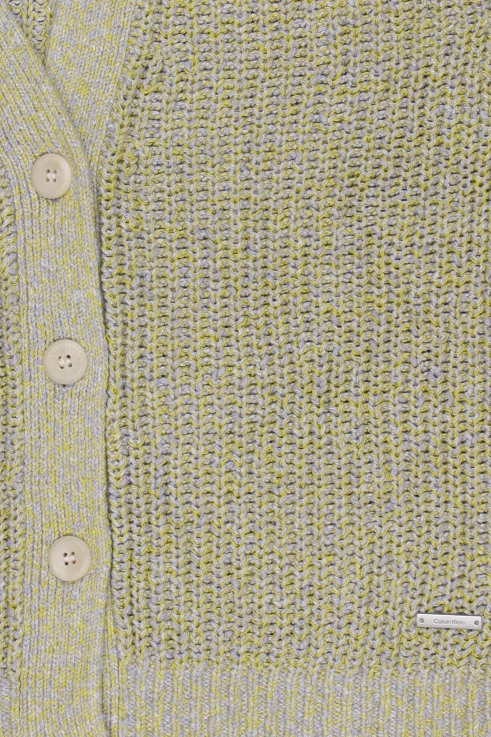 Women V Neck Knitted Cardigan, Multicolor