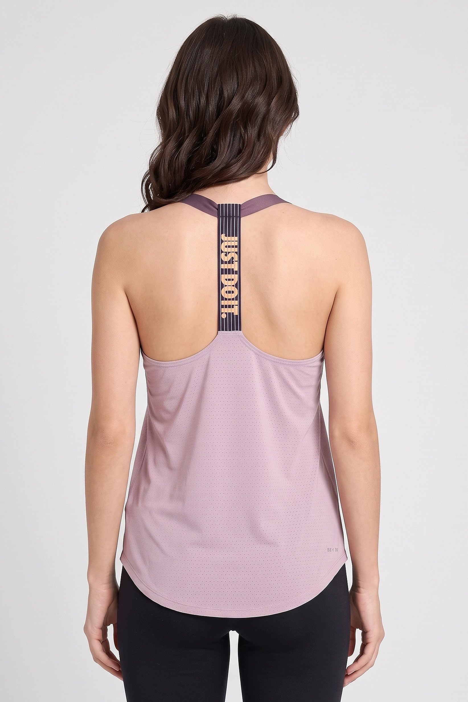 Women Dri Fit Sleeveless Training Tank Top, Mauve