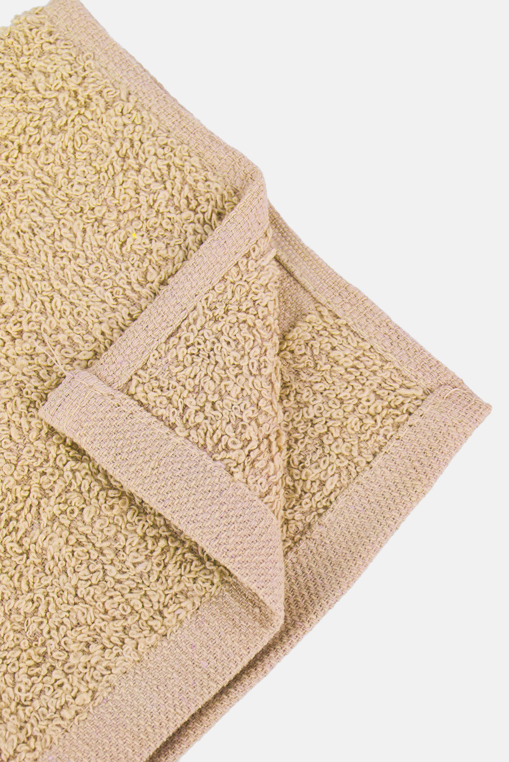 6 Pcs Textured Premium Bath Towel Set, Dark Beige