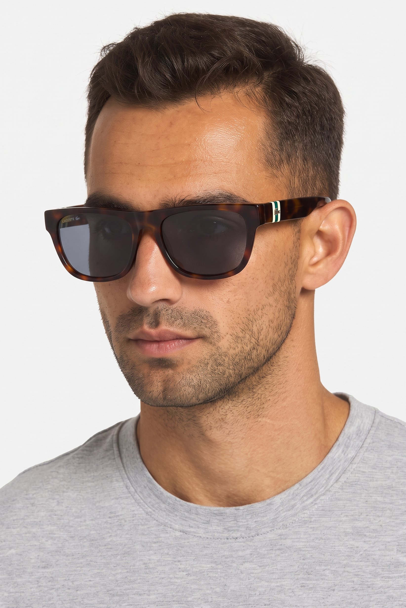 Men L979S5618240 Rectangle Sunglasses, Multicolor