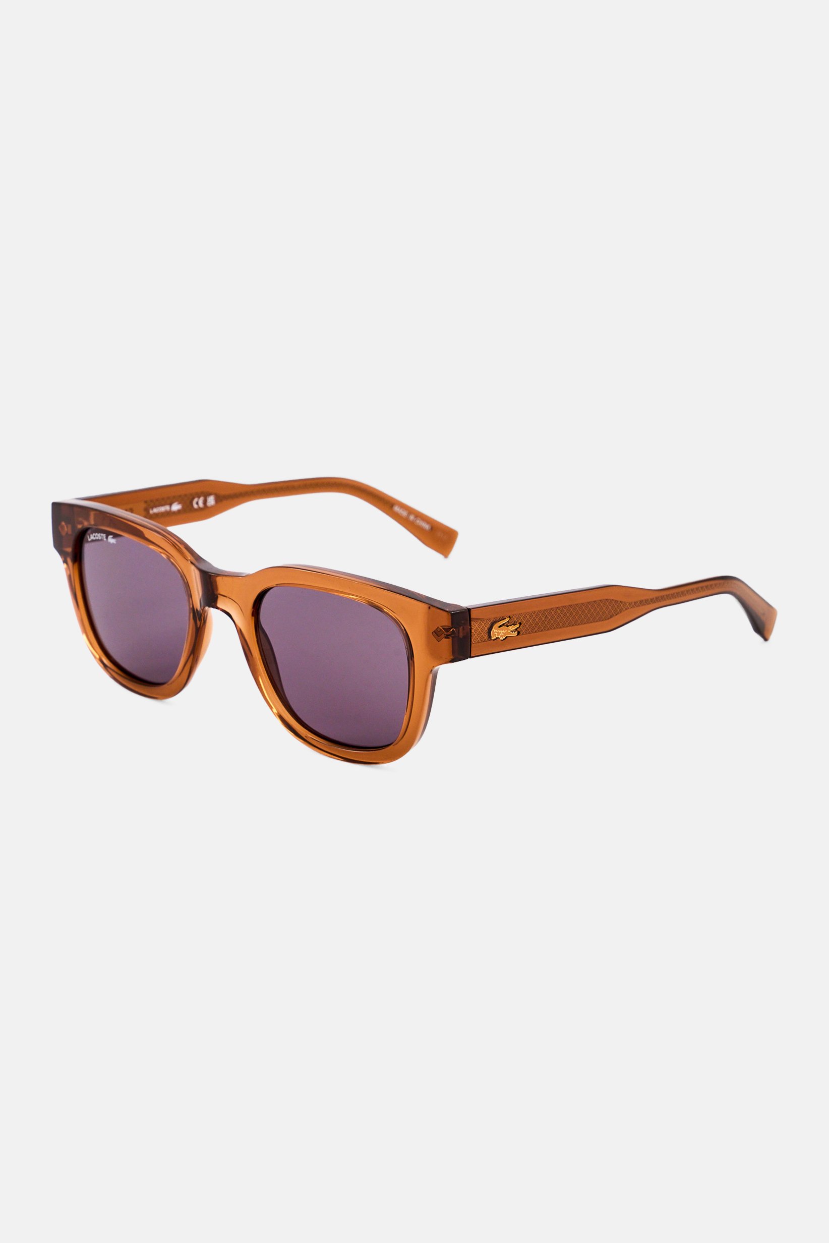Women L6023S Square Sunglasses, Light Brown