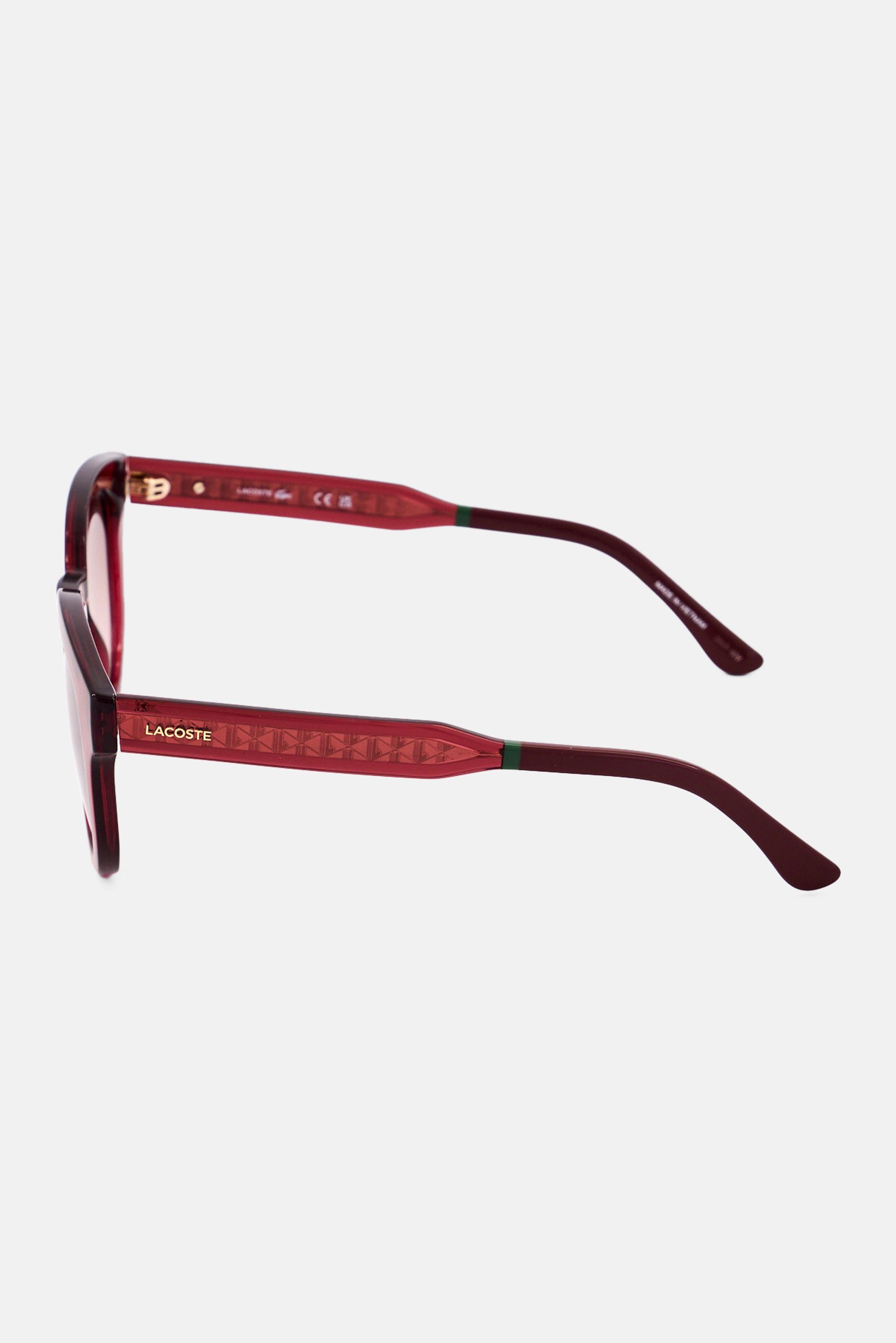 Women L6070S Round Sunglasses, Burgundy