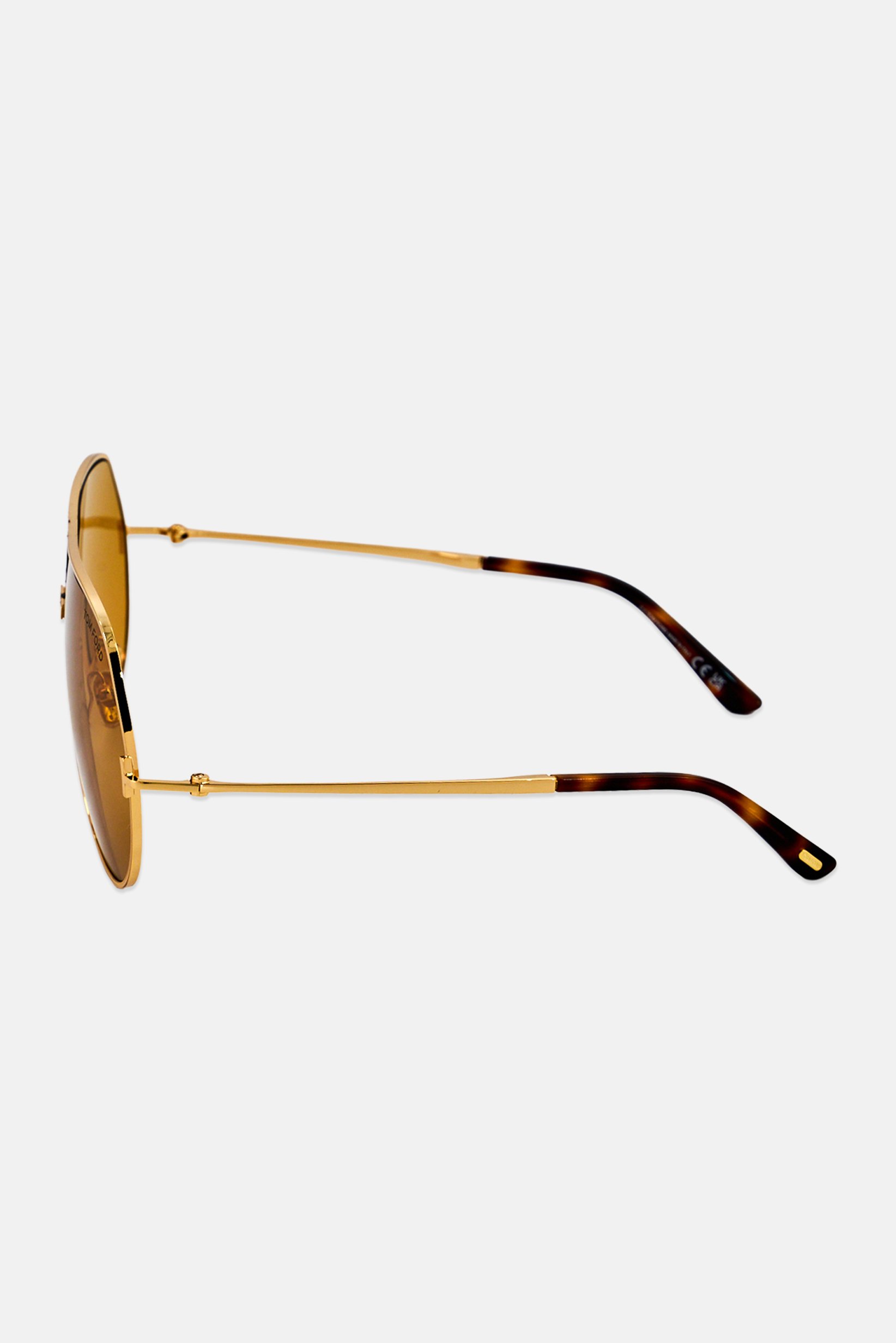 Men FT128130E63 Aviator Sunglasses, Gold