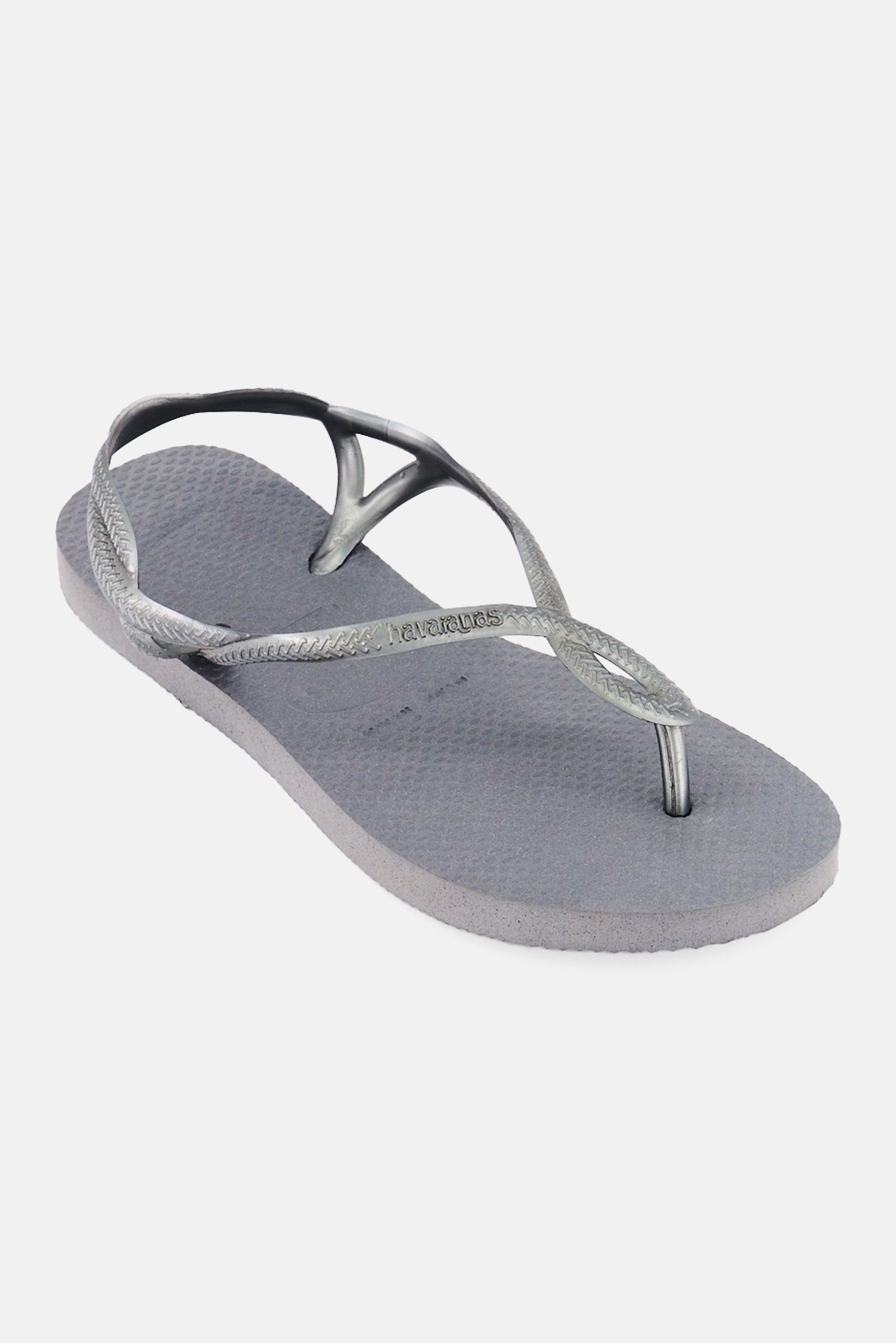 Kids Girls Slip On Luna Slipper, Grey