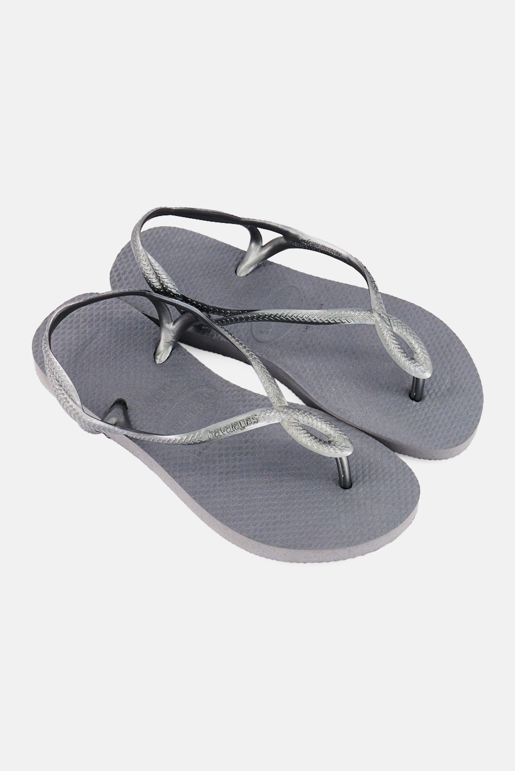 Kids Girls Slip On Luna Slipper, Grey
