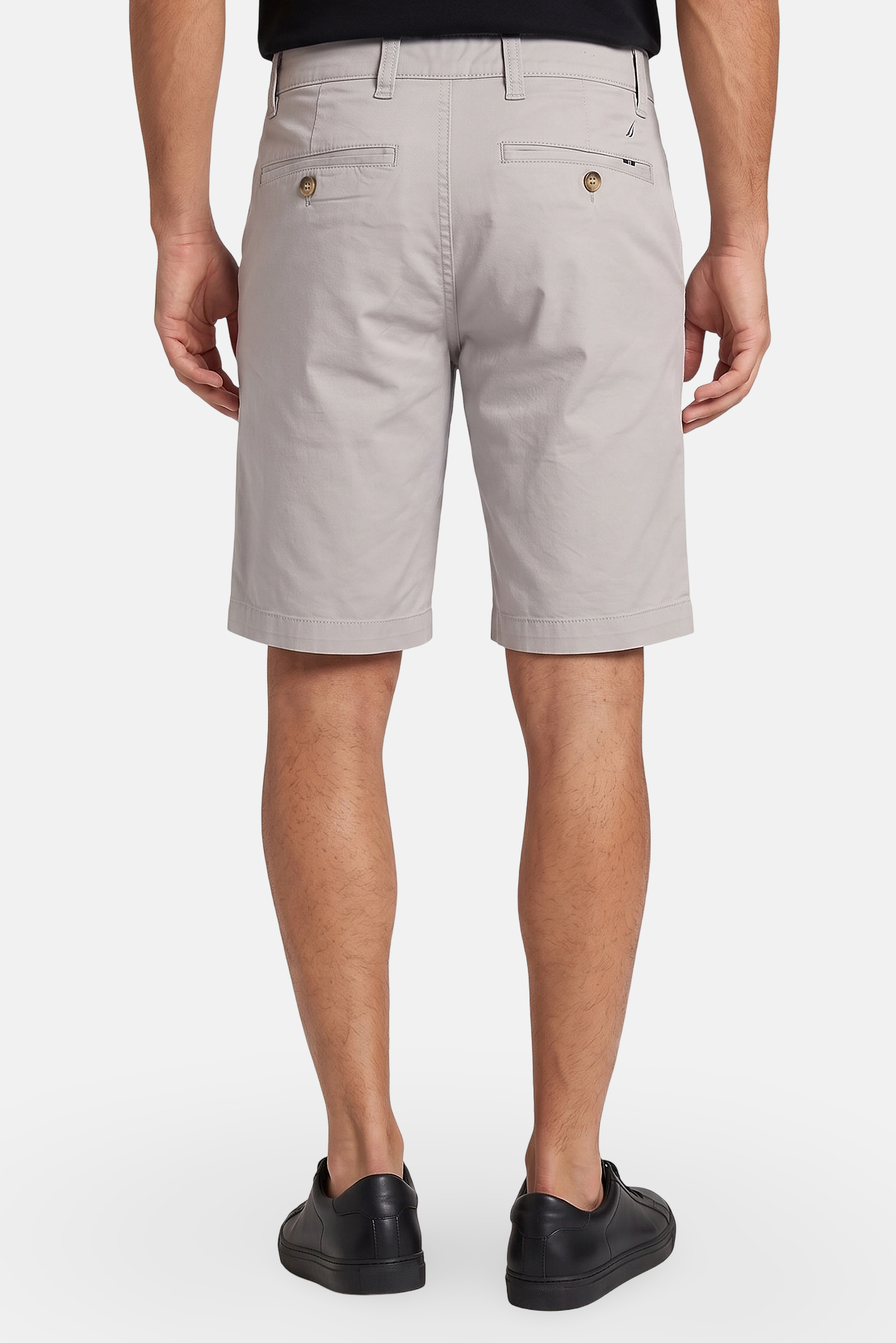 Men Solid Chino Shorts, Grey