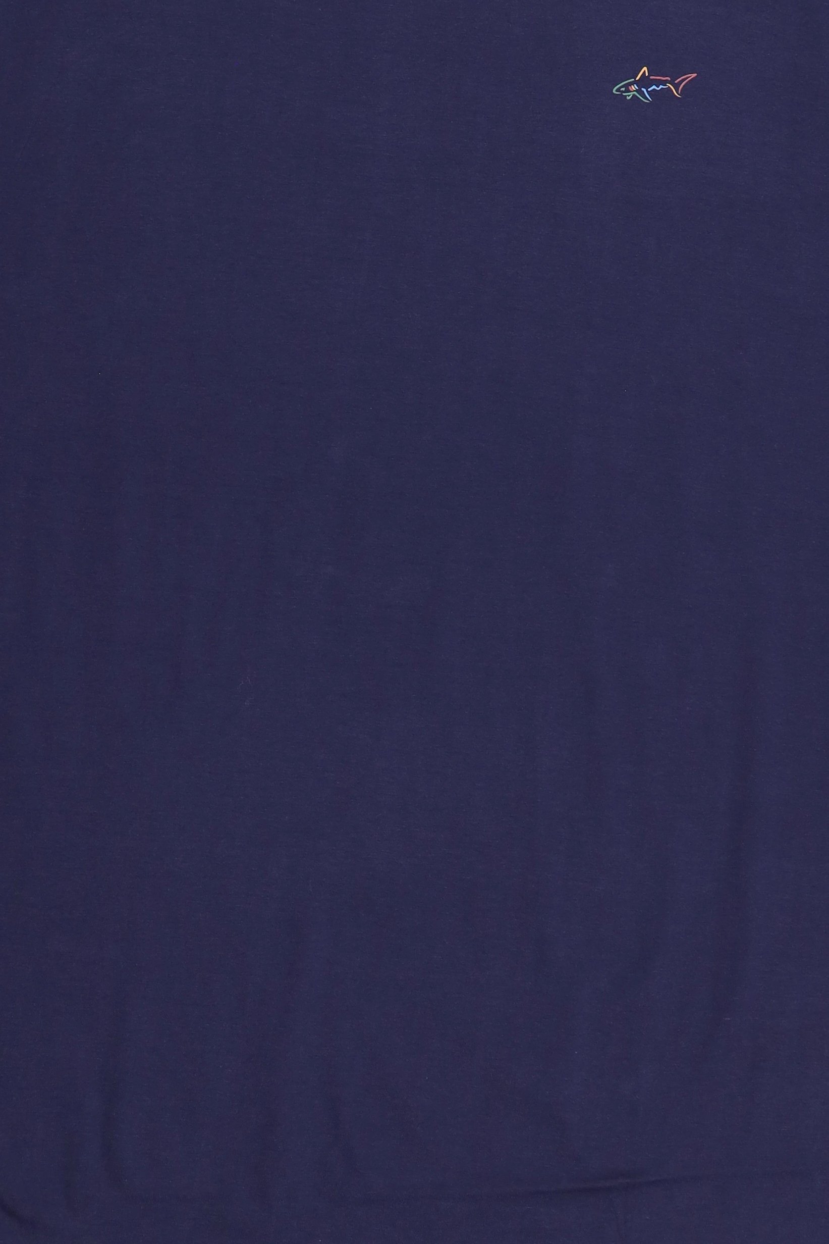 Men Crew Neck Short Sleeve Brand Logo T-Shirt, Navy