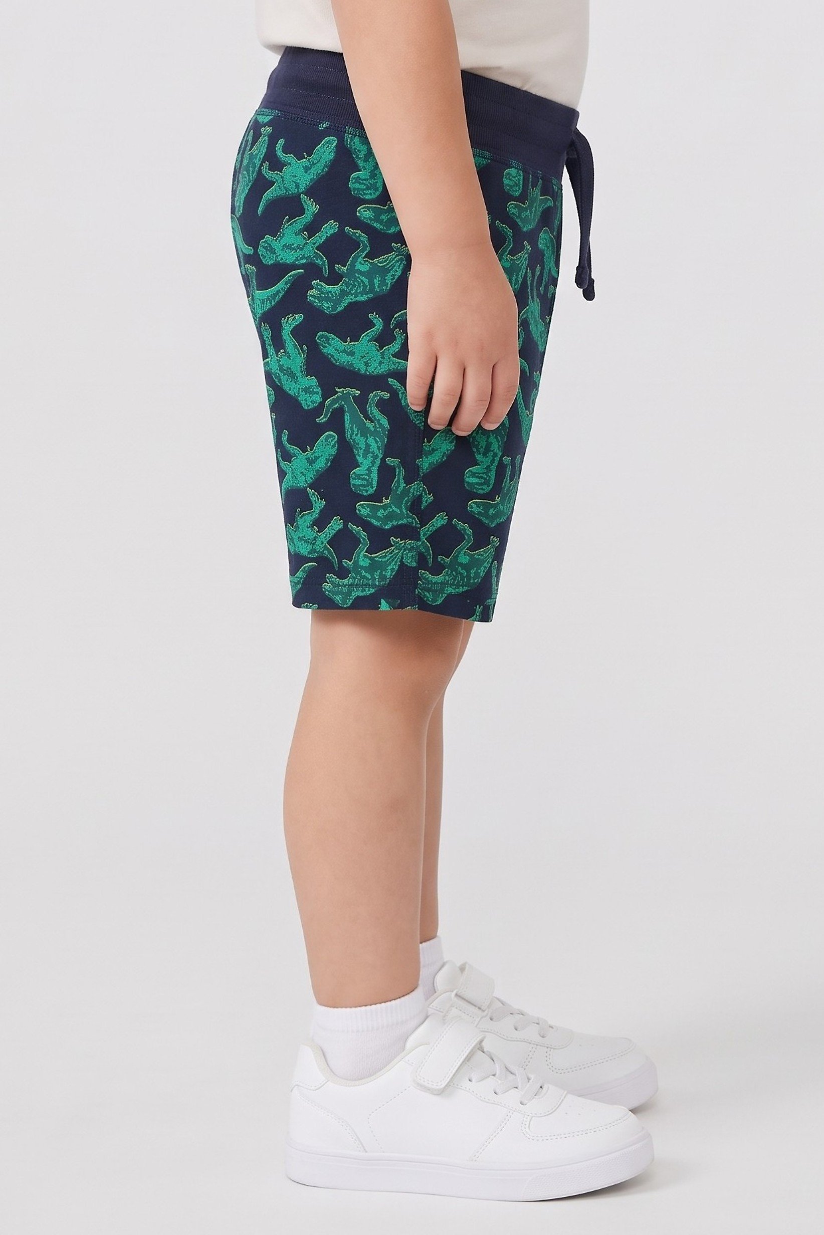 Toddlers Boy Allover Print Basic Shorts, Multicolor