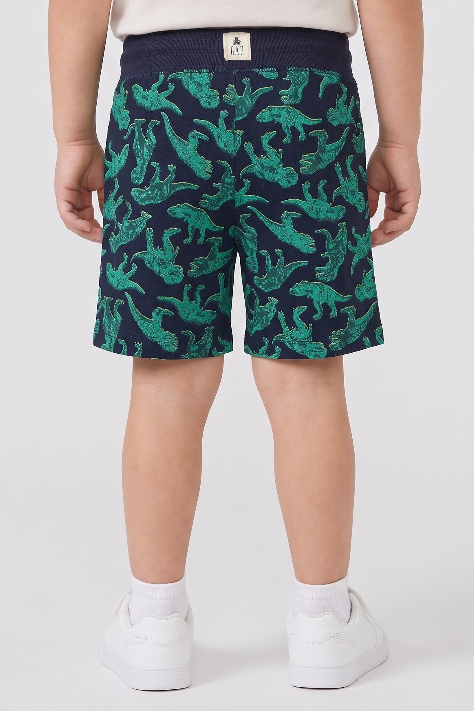 Toddlers Boy Allover Print Basic Shorts, Multicolor