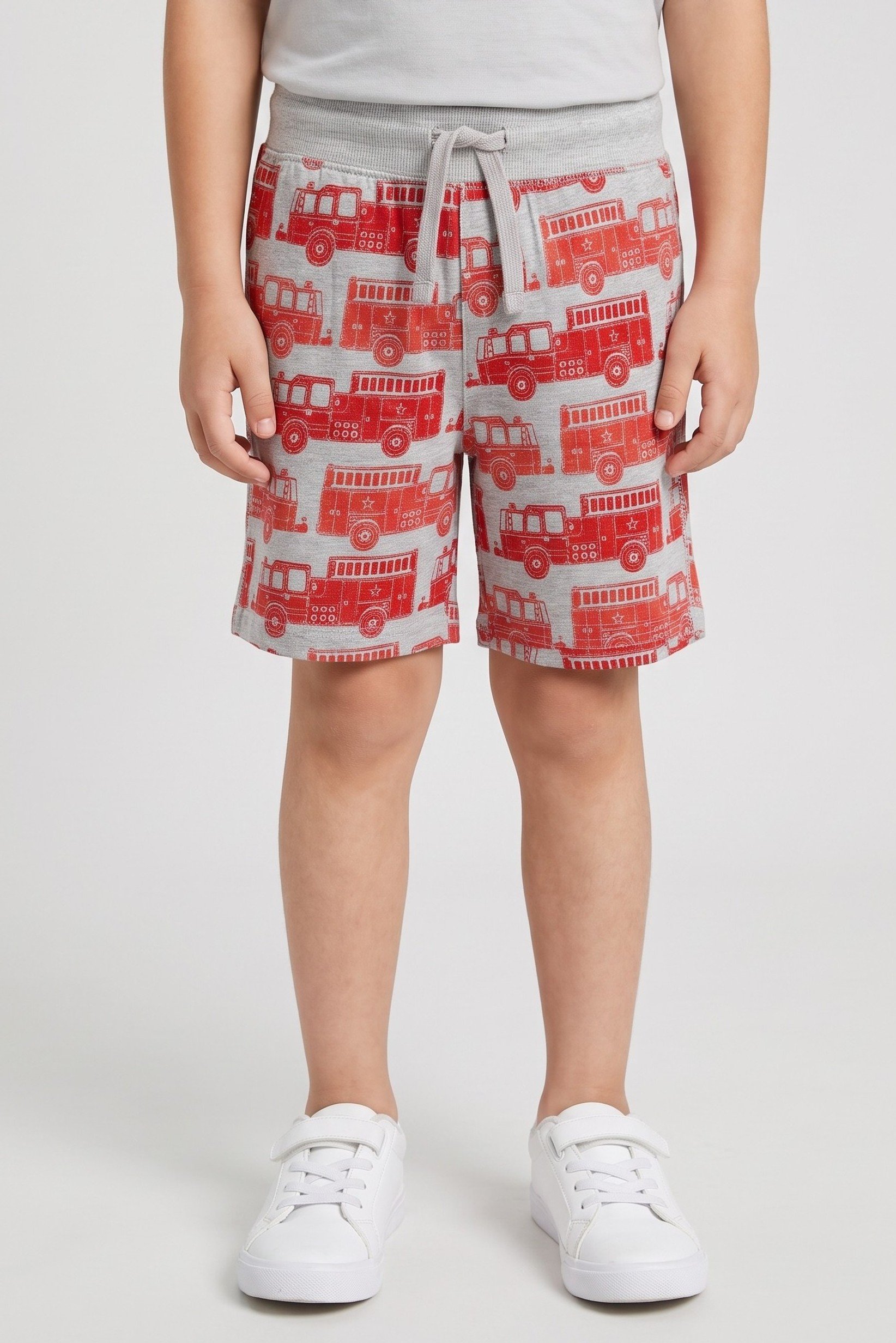 Kids Boy Graphic Print Basic Shorts, Multicolor