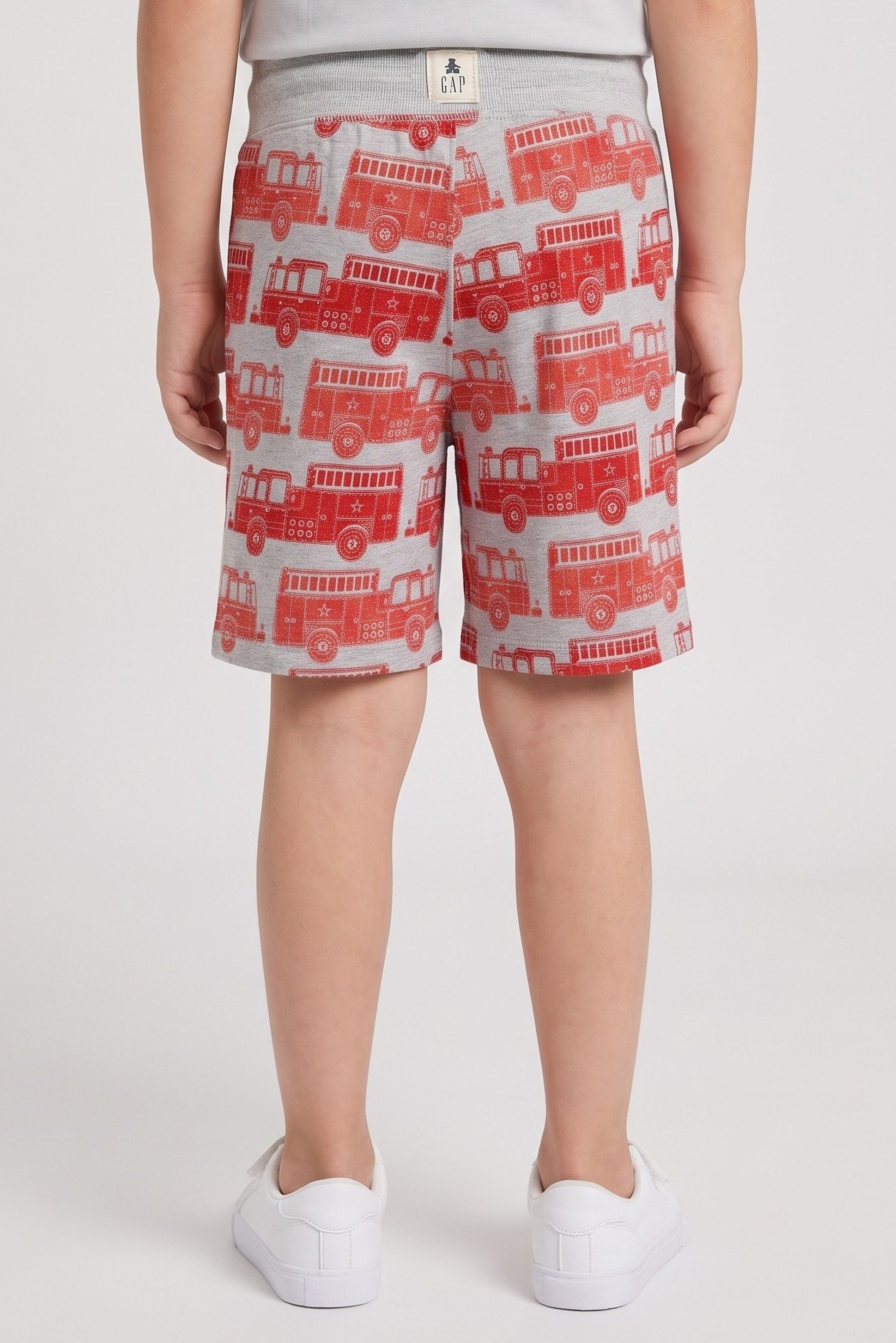 Kids Boy Graphic Print Basic Shorts, Multicolor