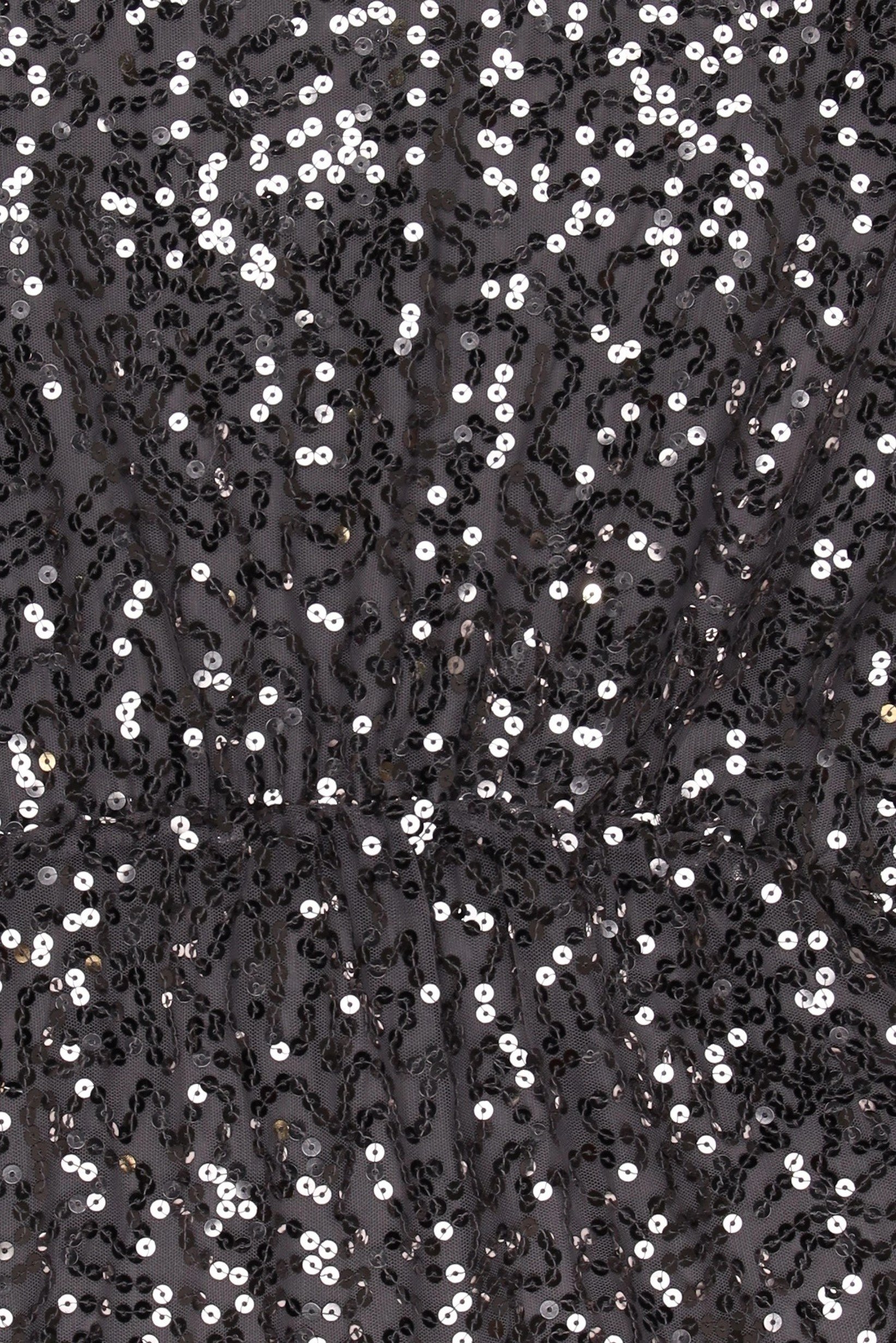 Kids Girl Sequins Dress, Grey