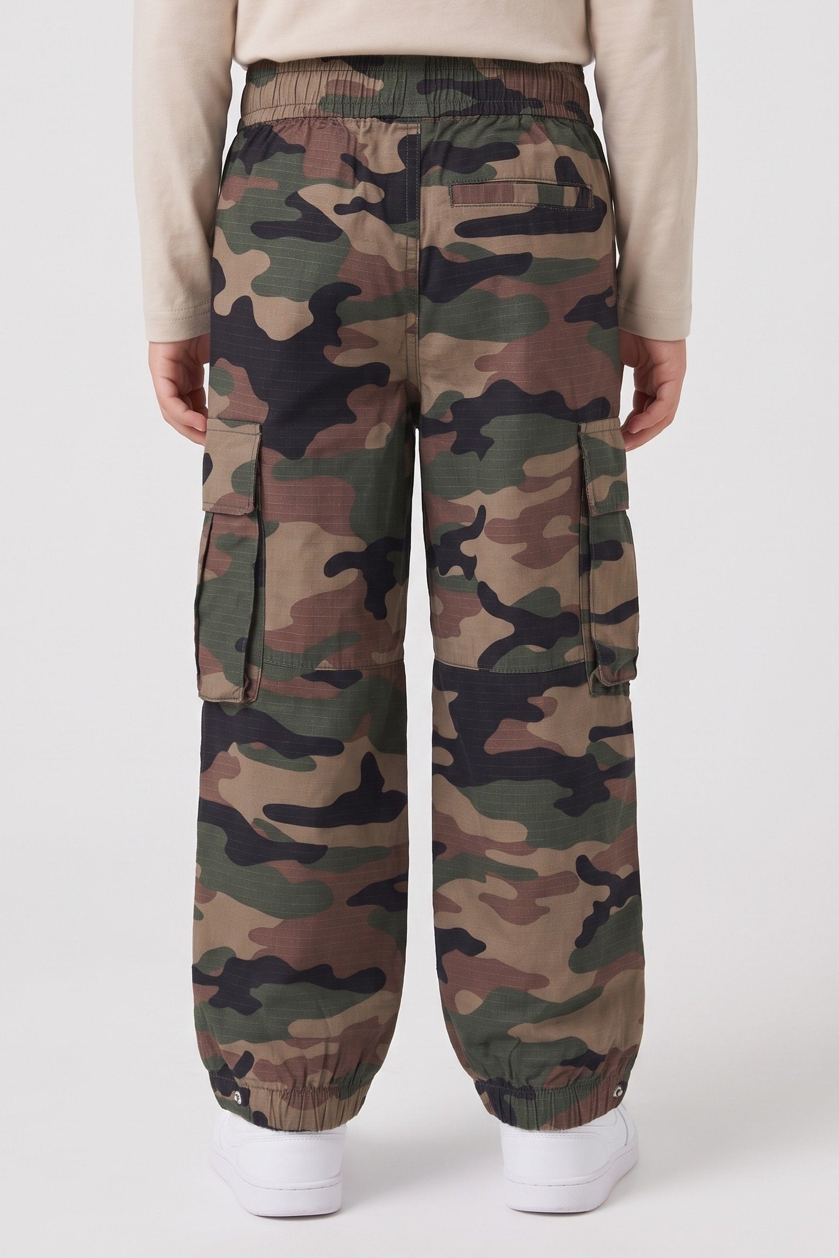 Kids Boy Camouflage Cargo Pants, Multicolor
