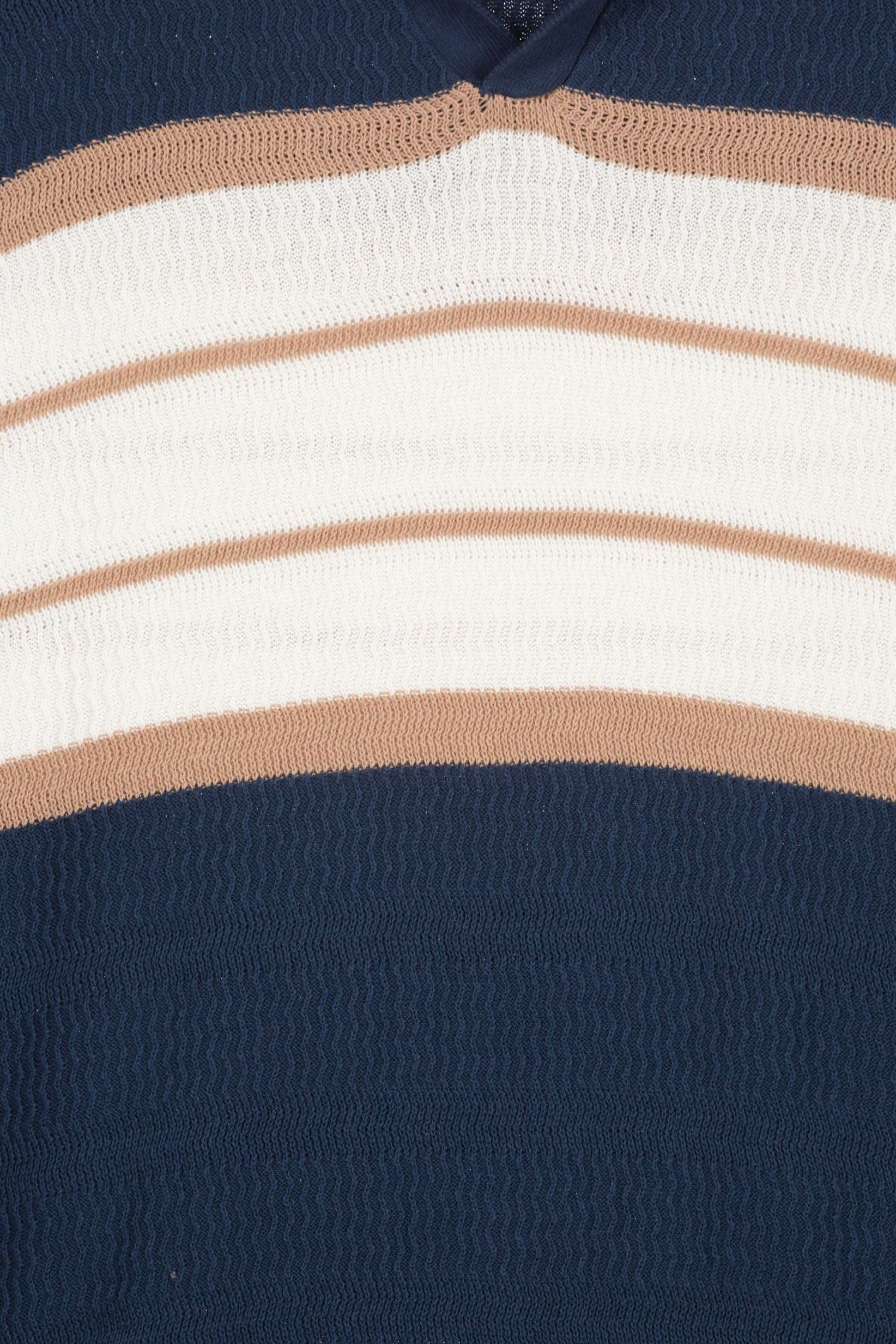 Men Regular Fit Stripe Short Sleeve Polo Shirt, Multicolor