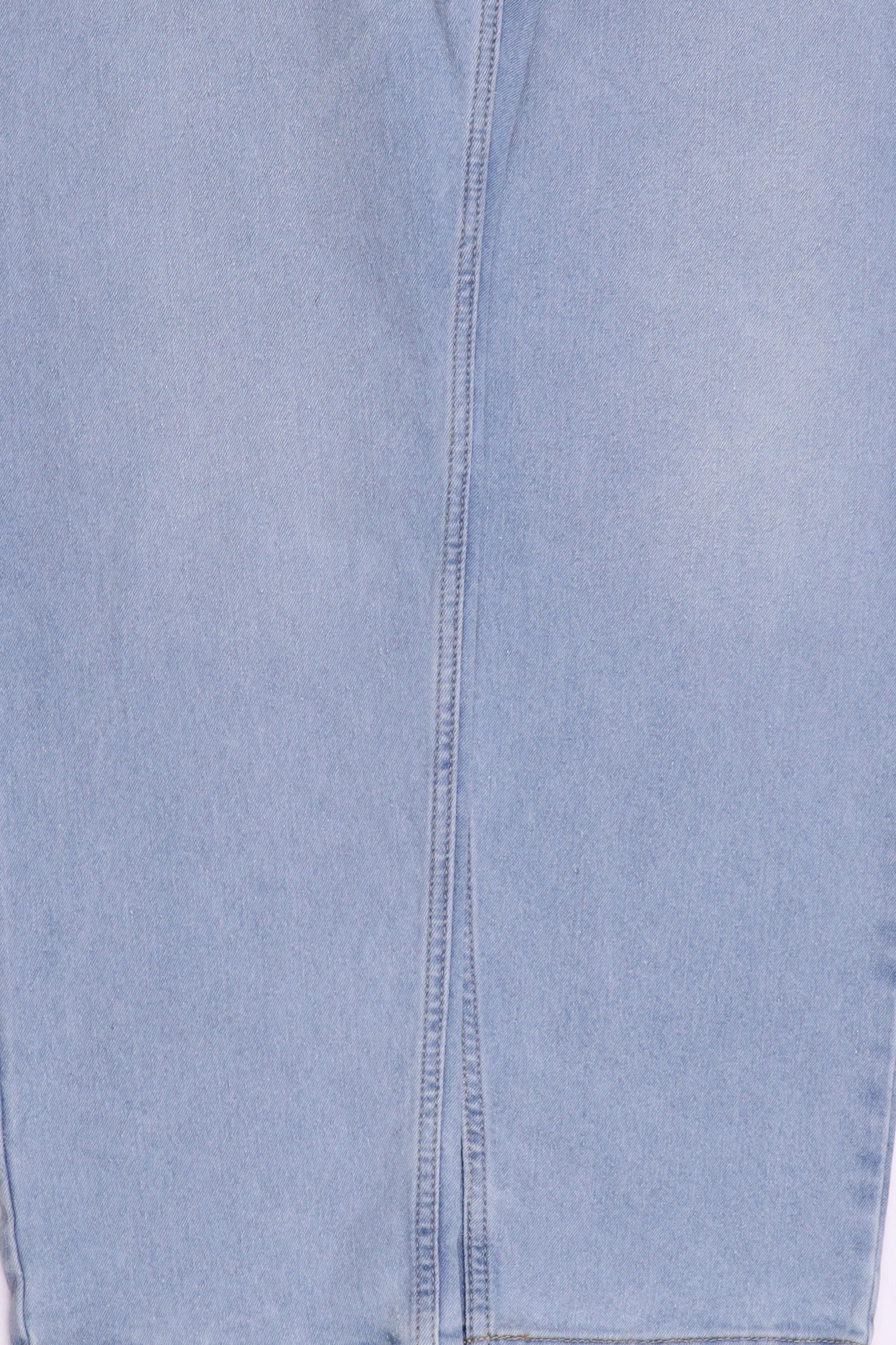 Men Relaxed Fit Washed No Stretch Jeans, Blue
