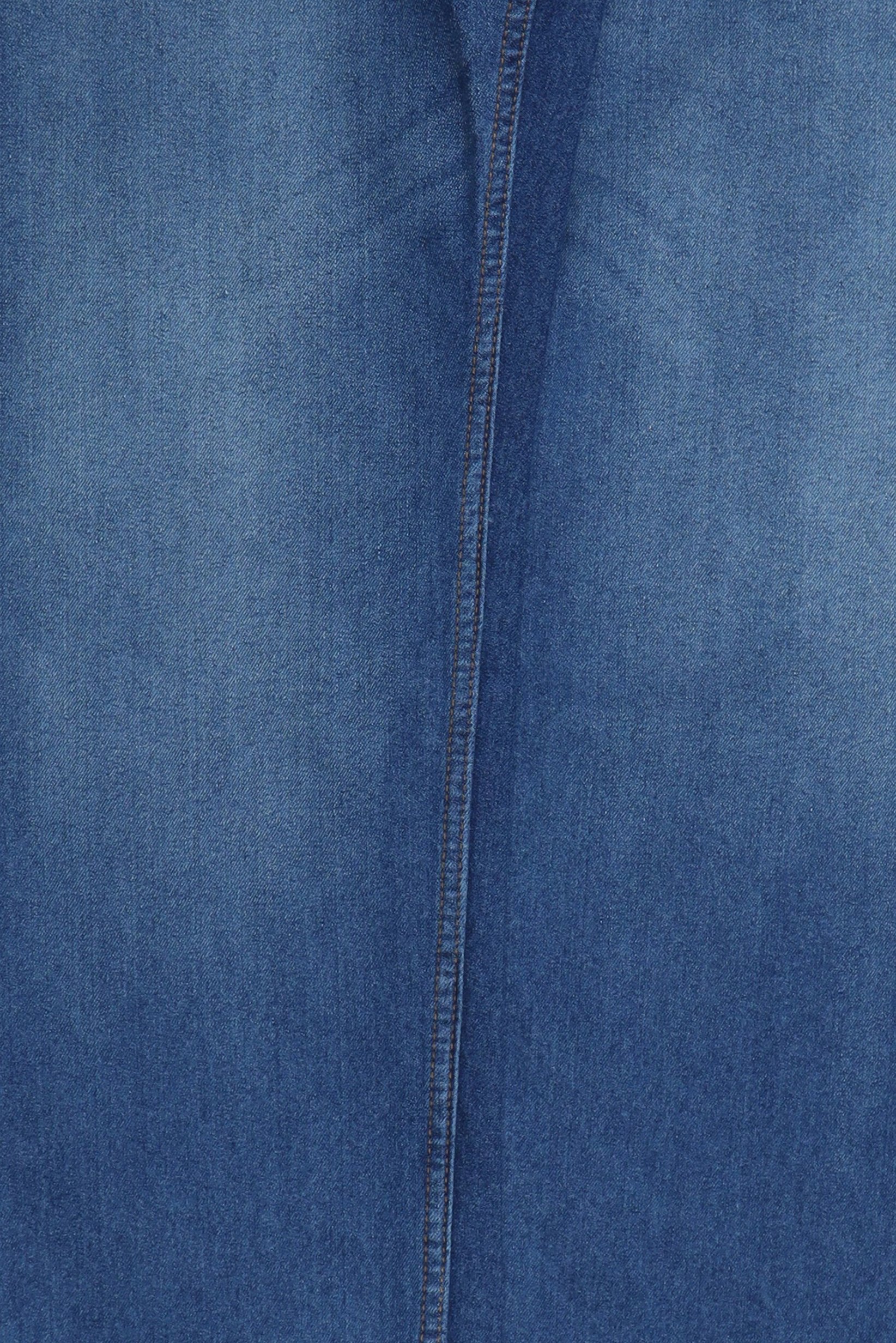Men Regular Fit Brand Logo Stretchable Jeans, Blue