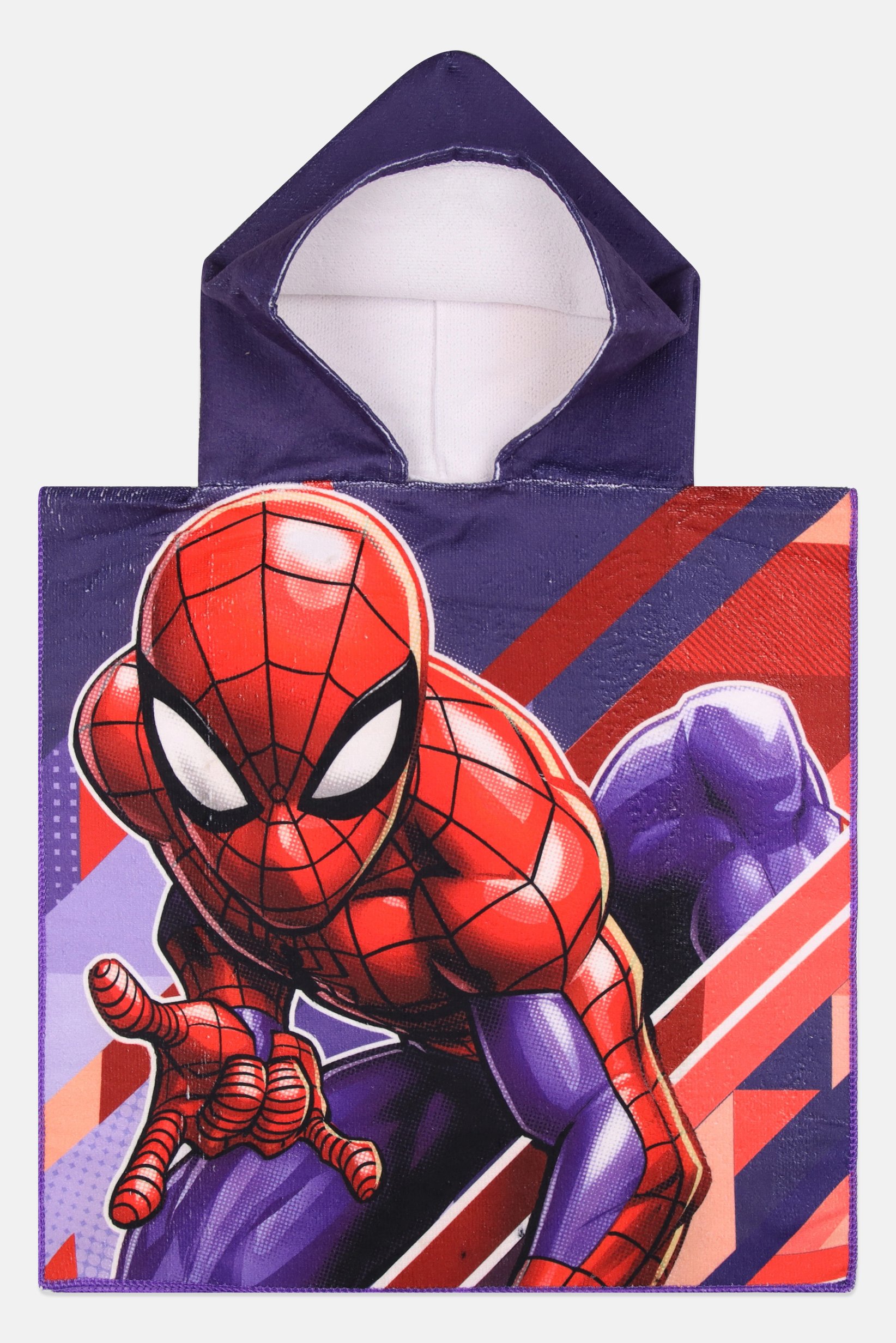 Spiderman Towel Poncho For Kids, Multicolor