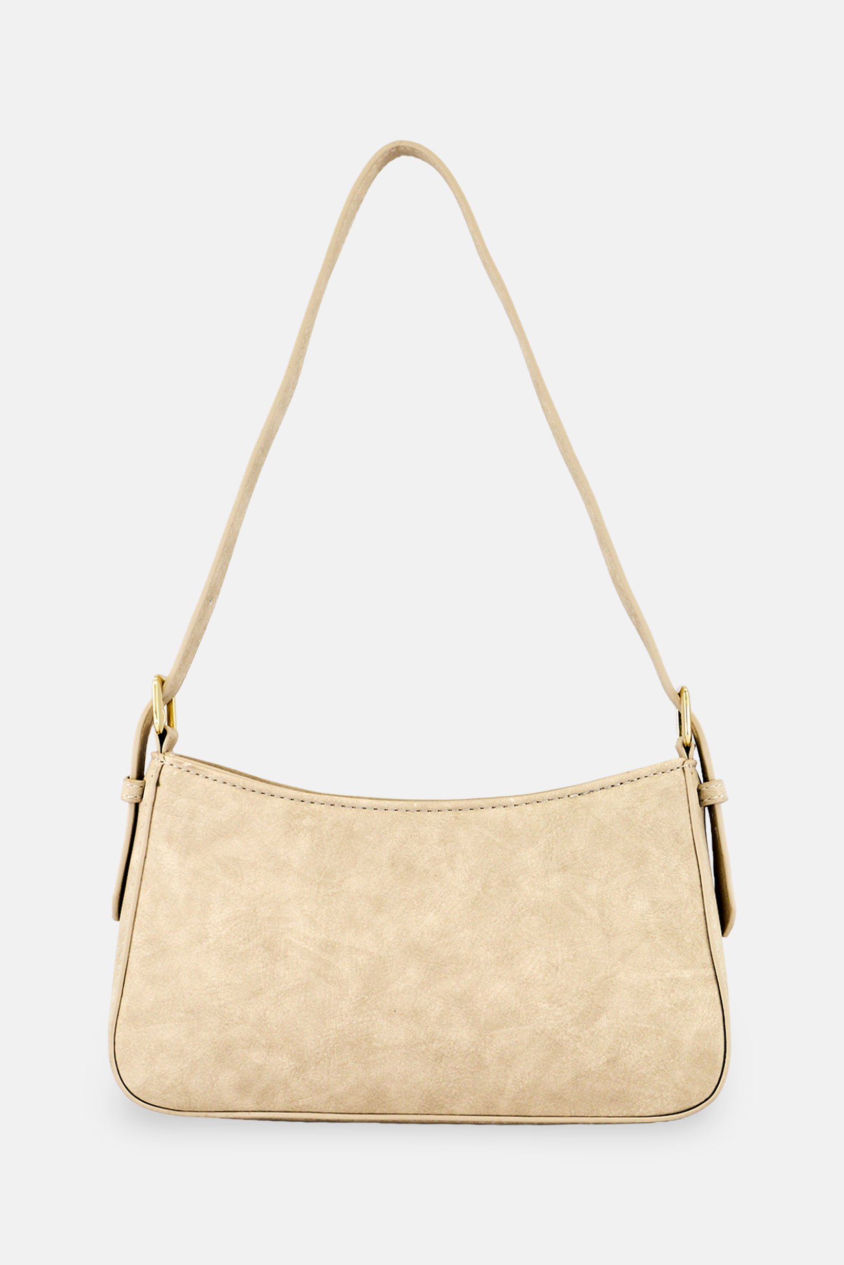 Women Brand Logo Handbag, Beige